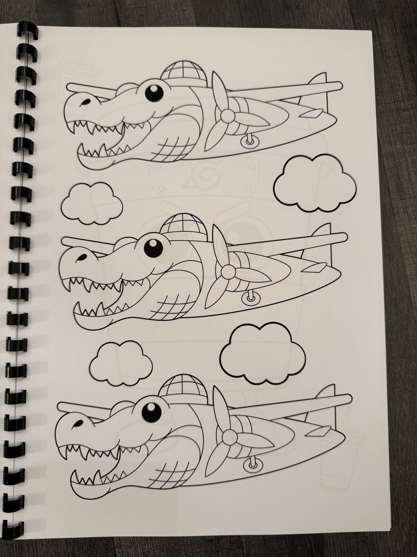 Italian Brainrot colouring book
