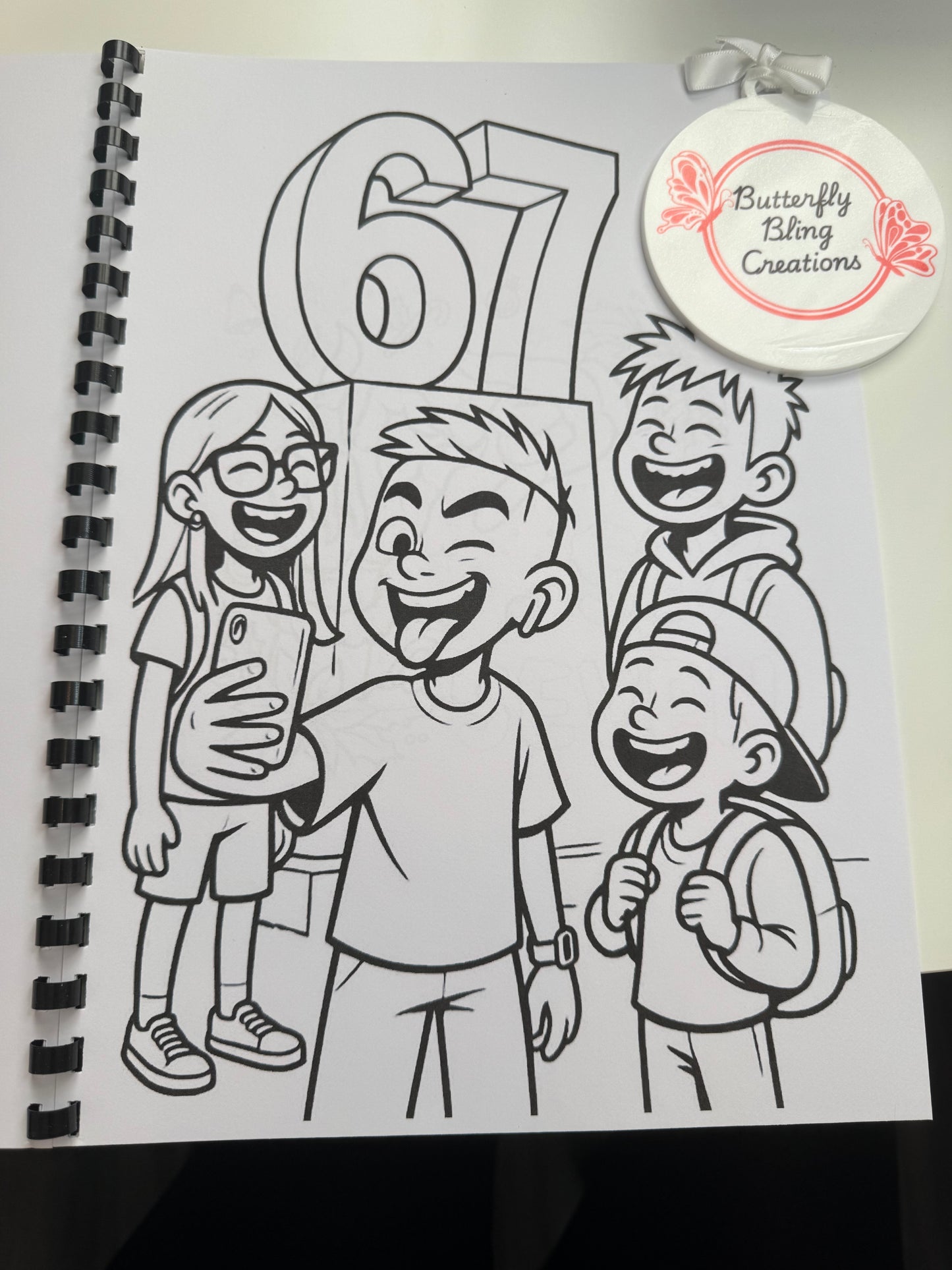 6/7 colouring book 15 pages