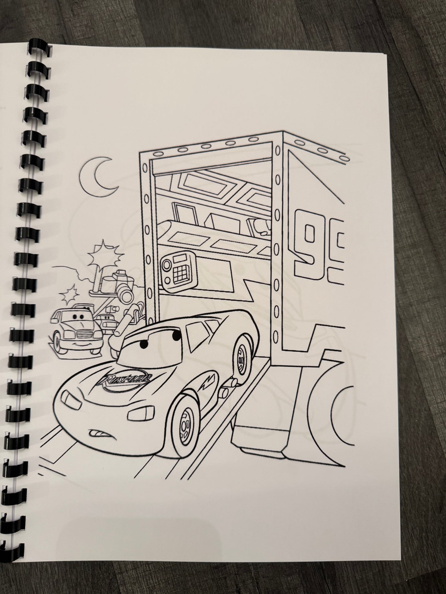 Lightening McQueen Colouring Book