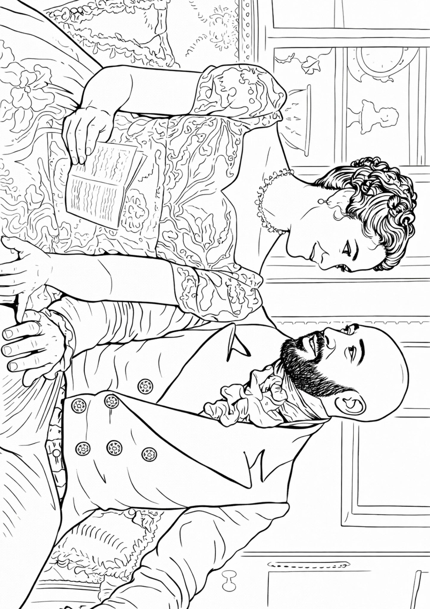 Bridgerton Colouring Book