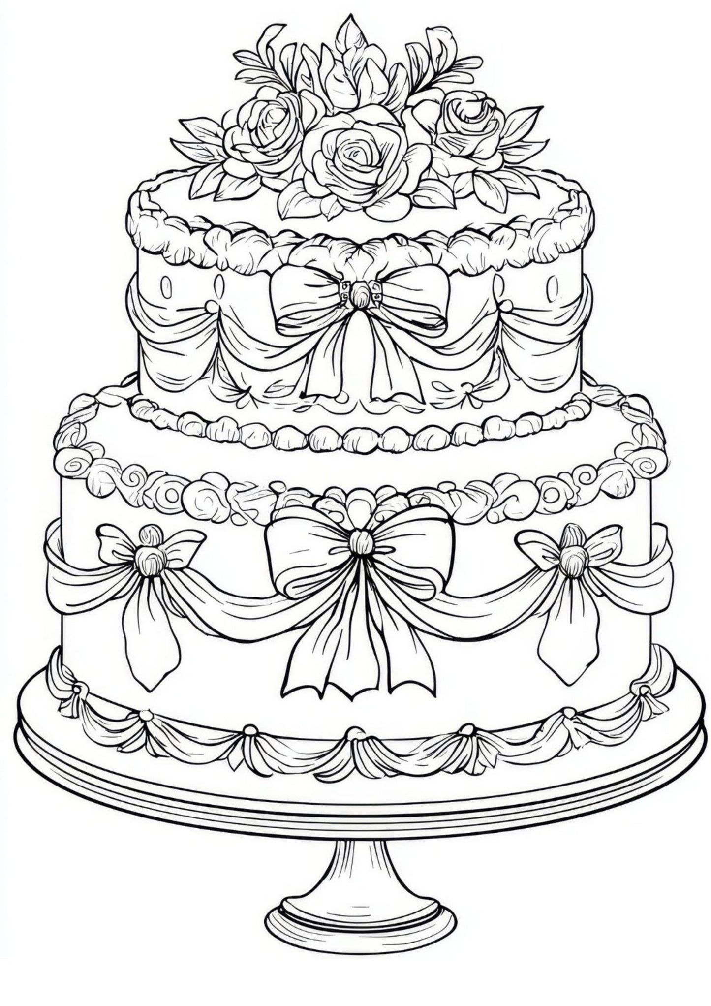 Cake Colouring Book