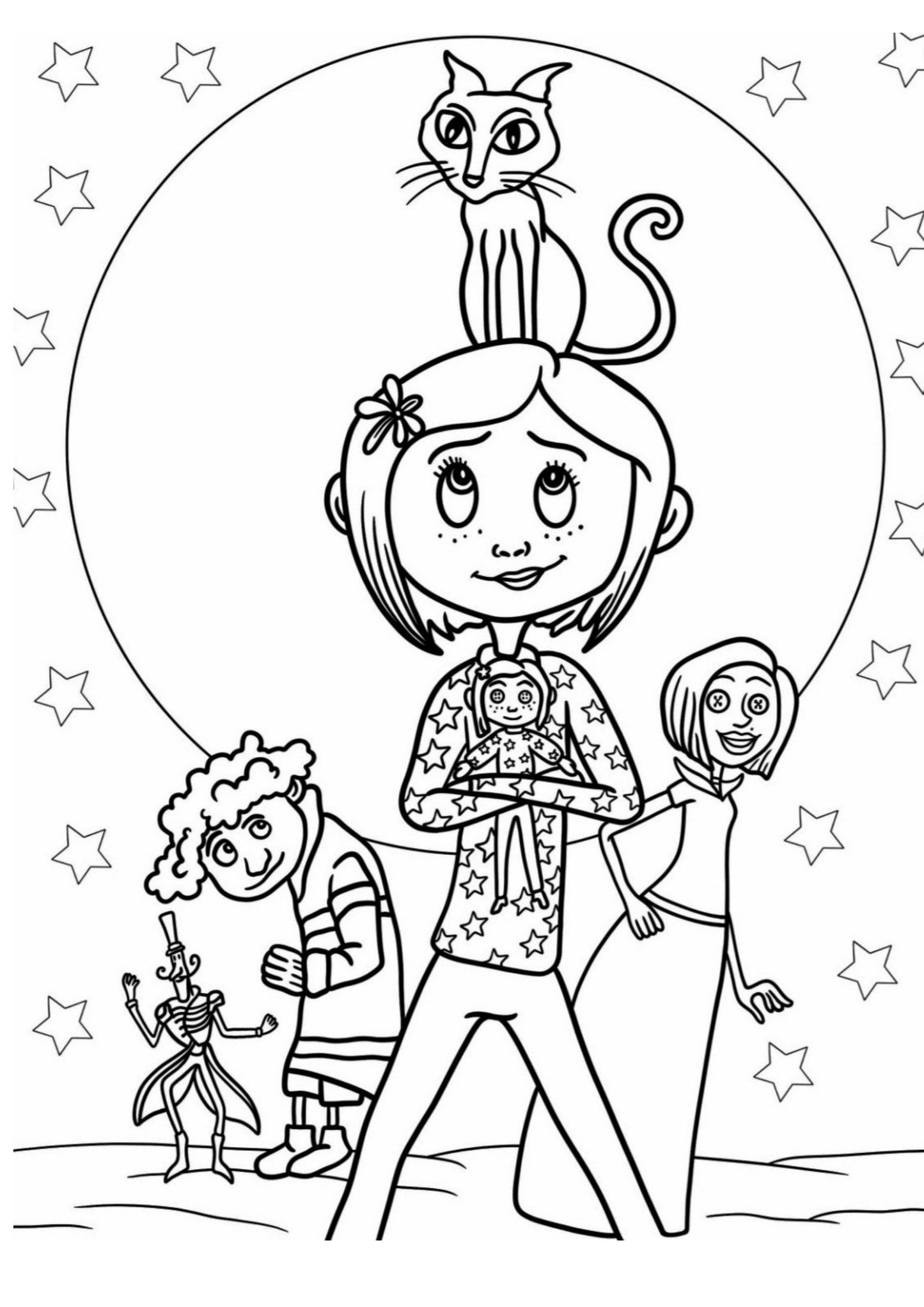 Coraline Colouring Book