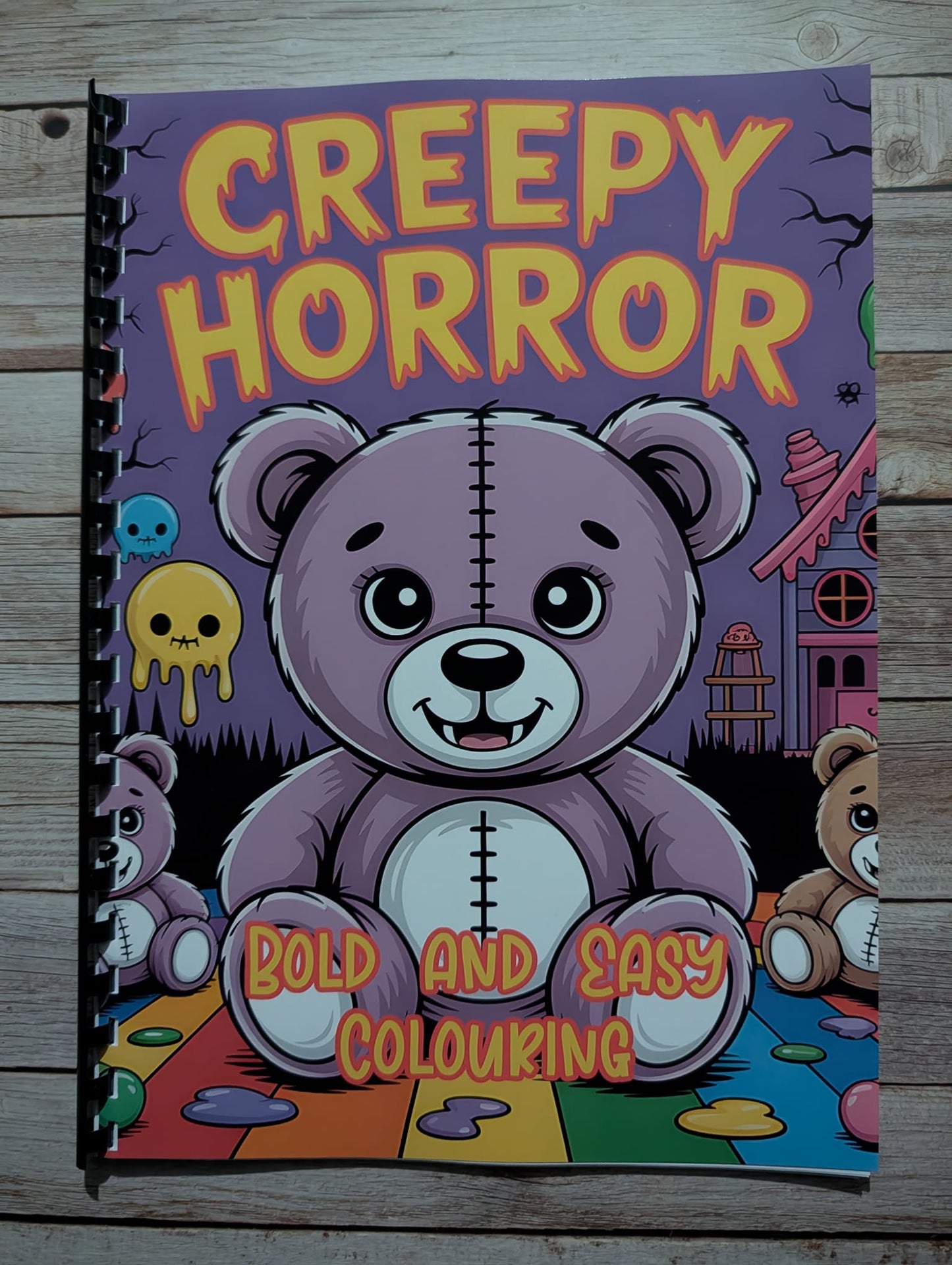 Horror Bold and Cosy Colouring Book