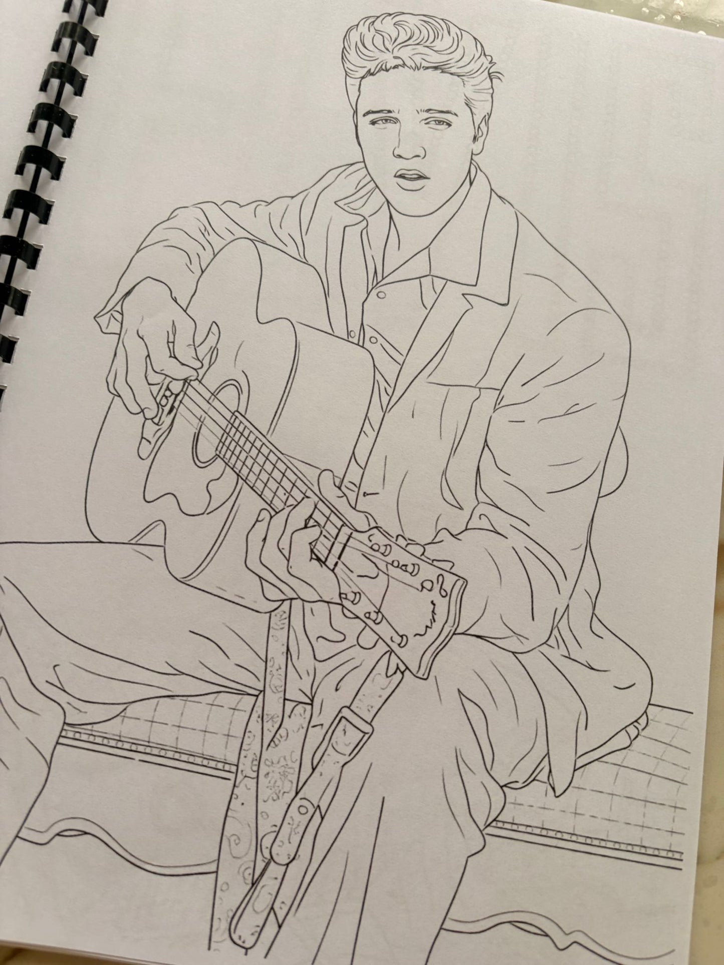 Elvis Colouring Book