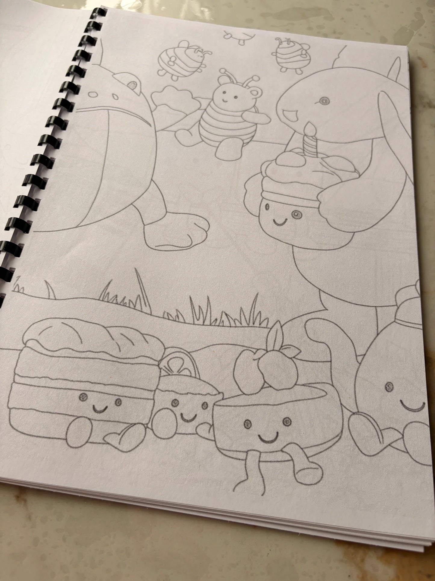 Jelly Cat Pleasure Colouring Book