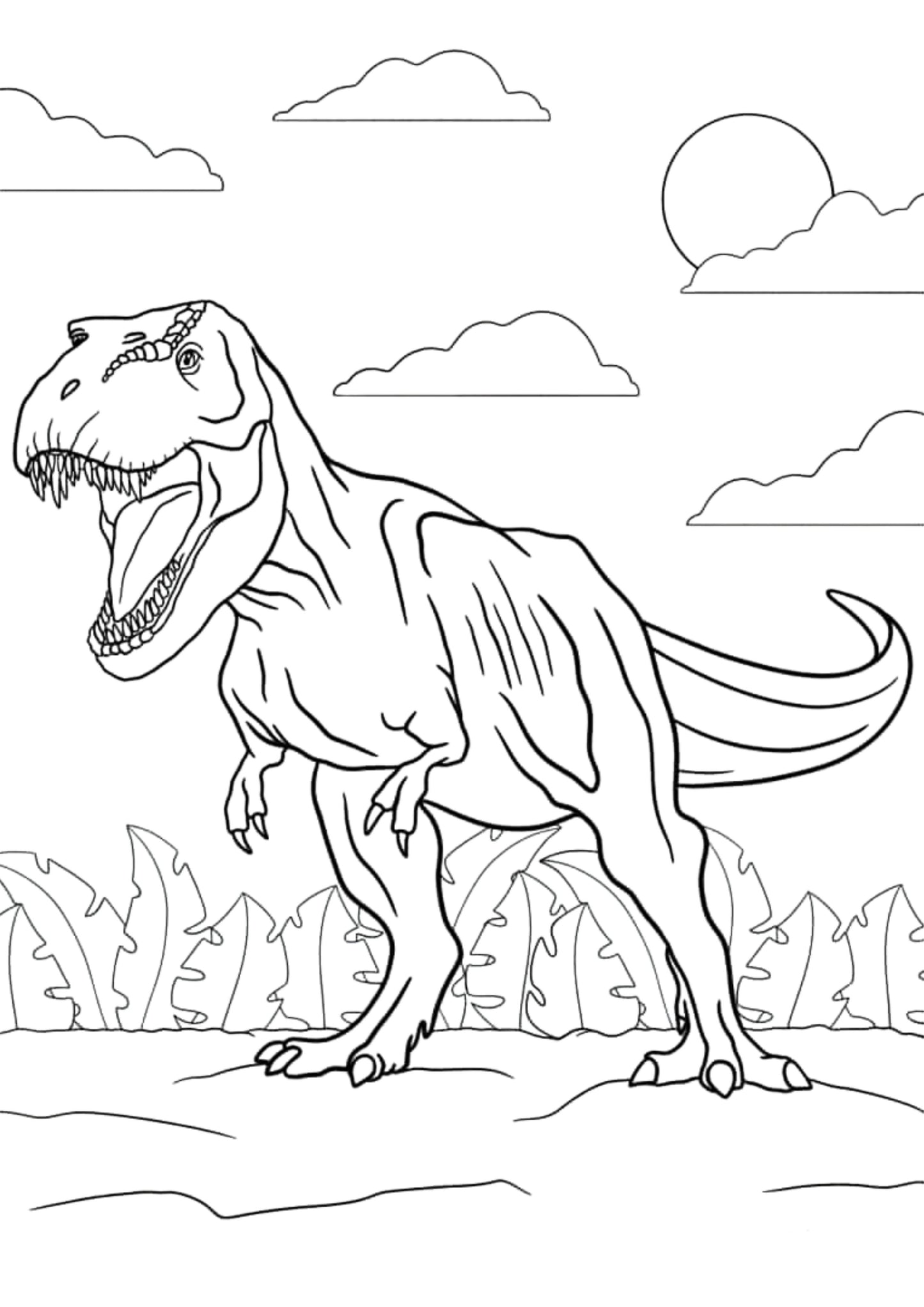 Jurassic Park Colouring Book