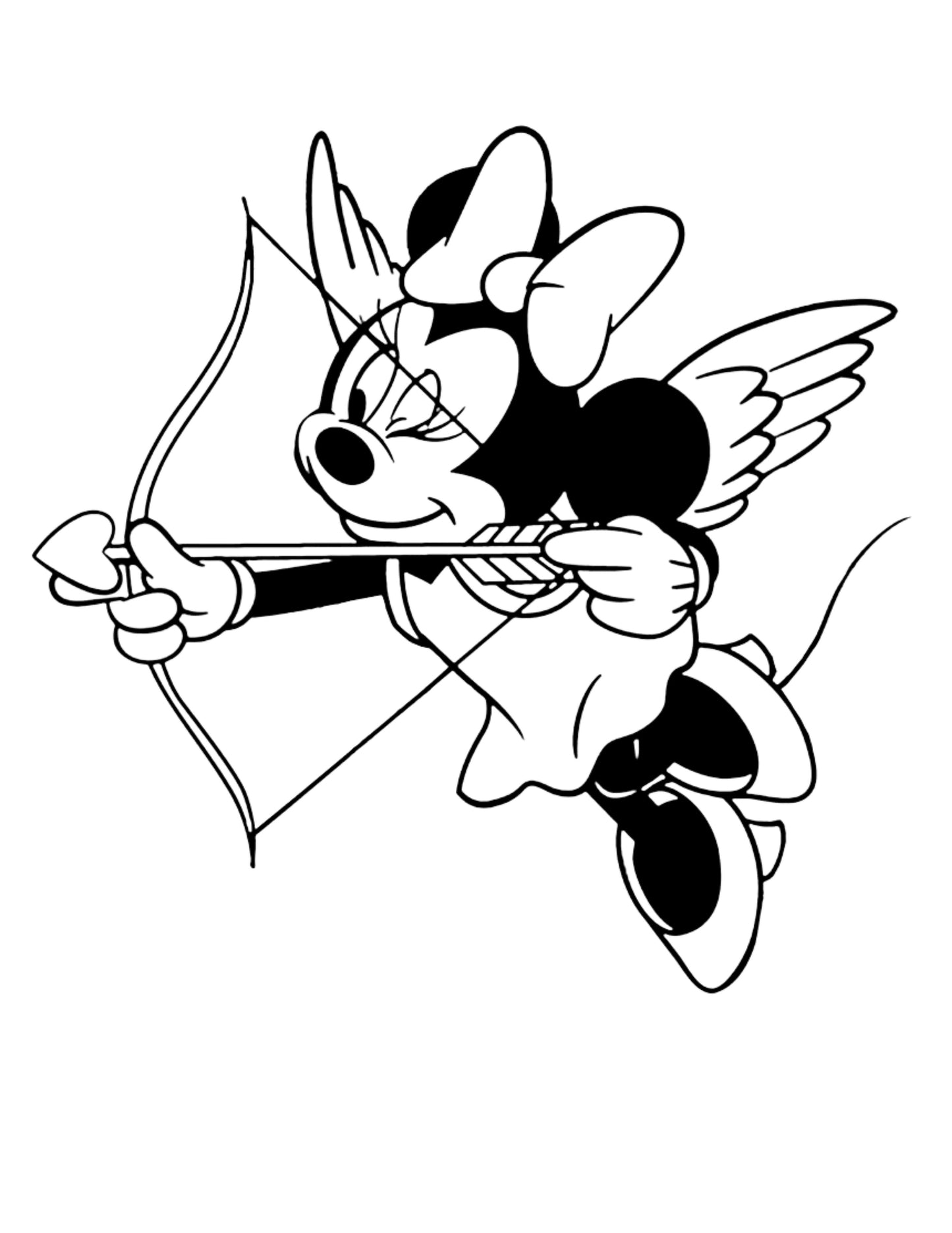 Minnie Love Colouring Book