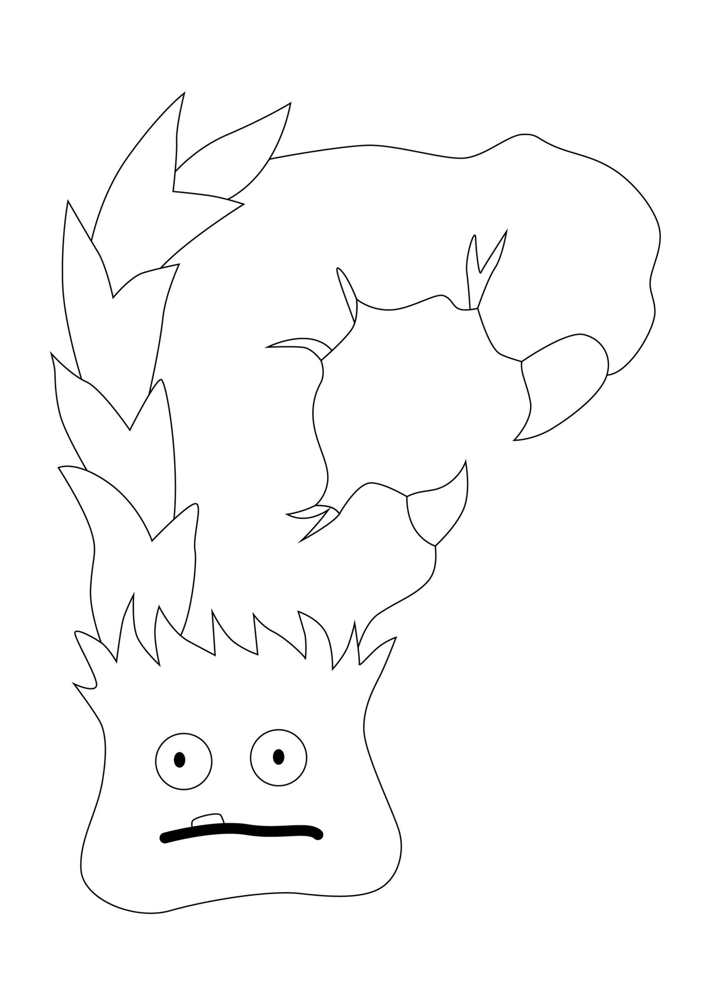 Monster Alphabet Colouring Book