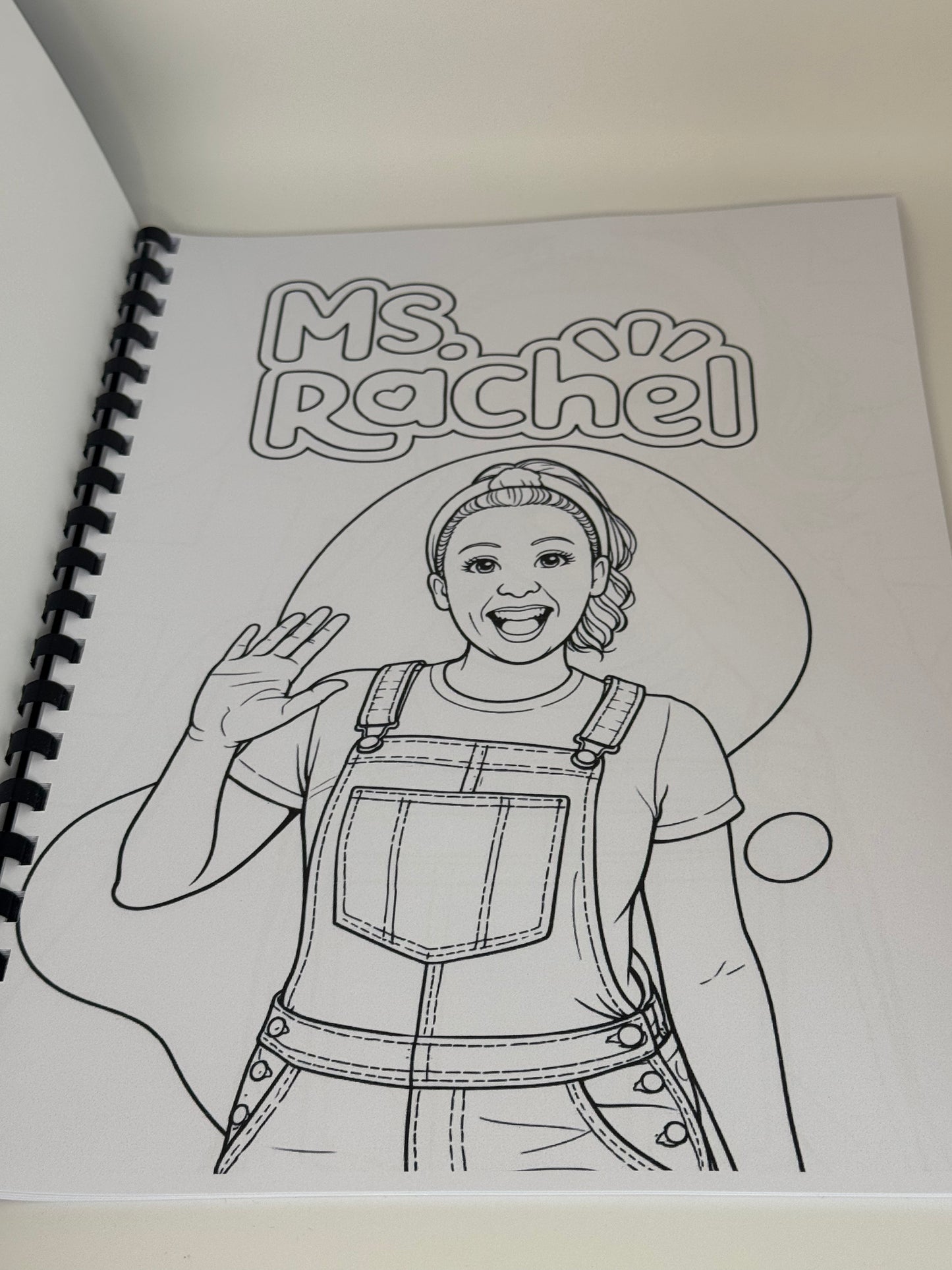 Ms Rachel Colouring Book