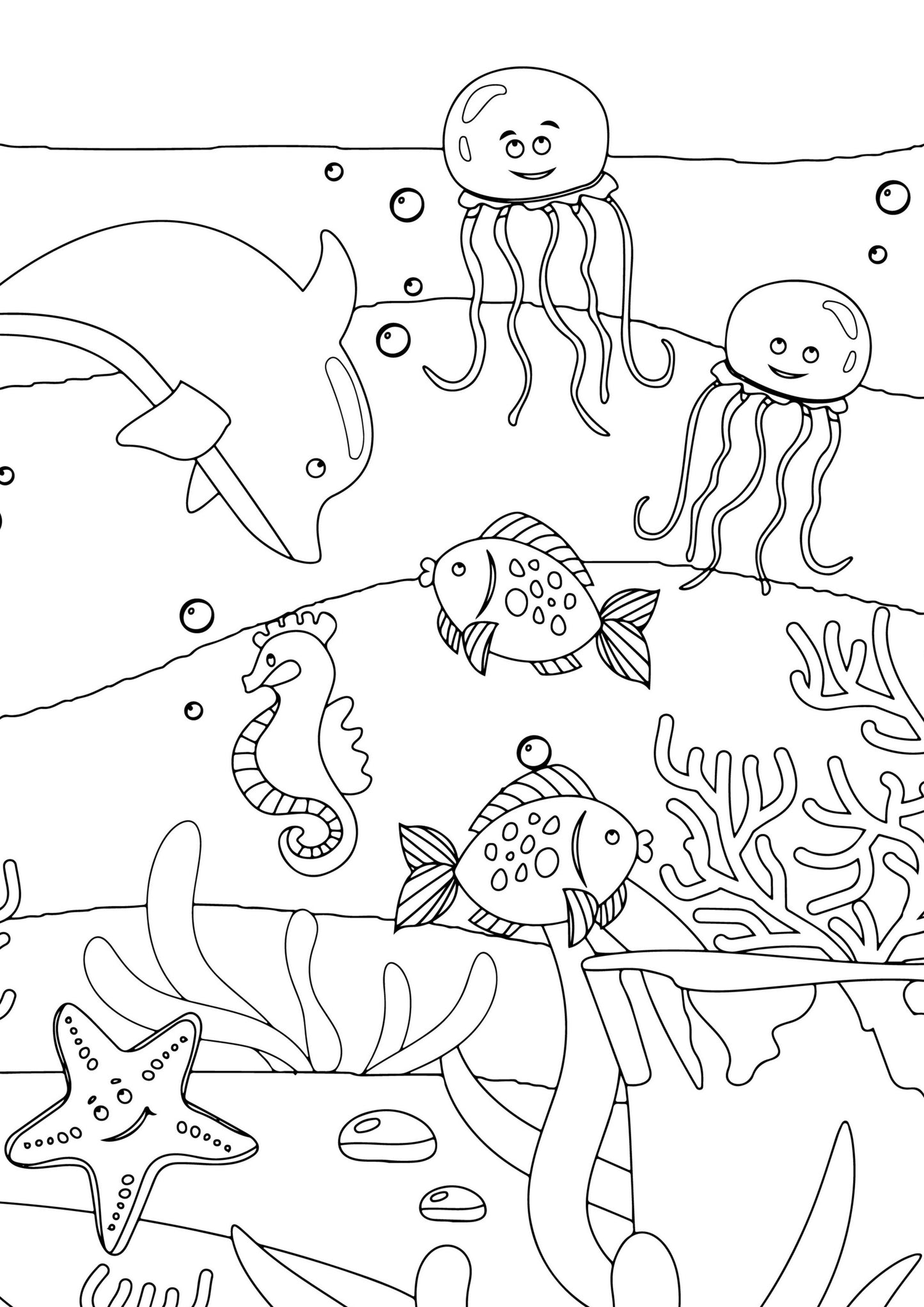 Ocean Colouring Book