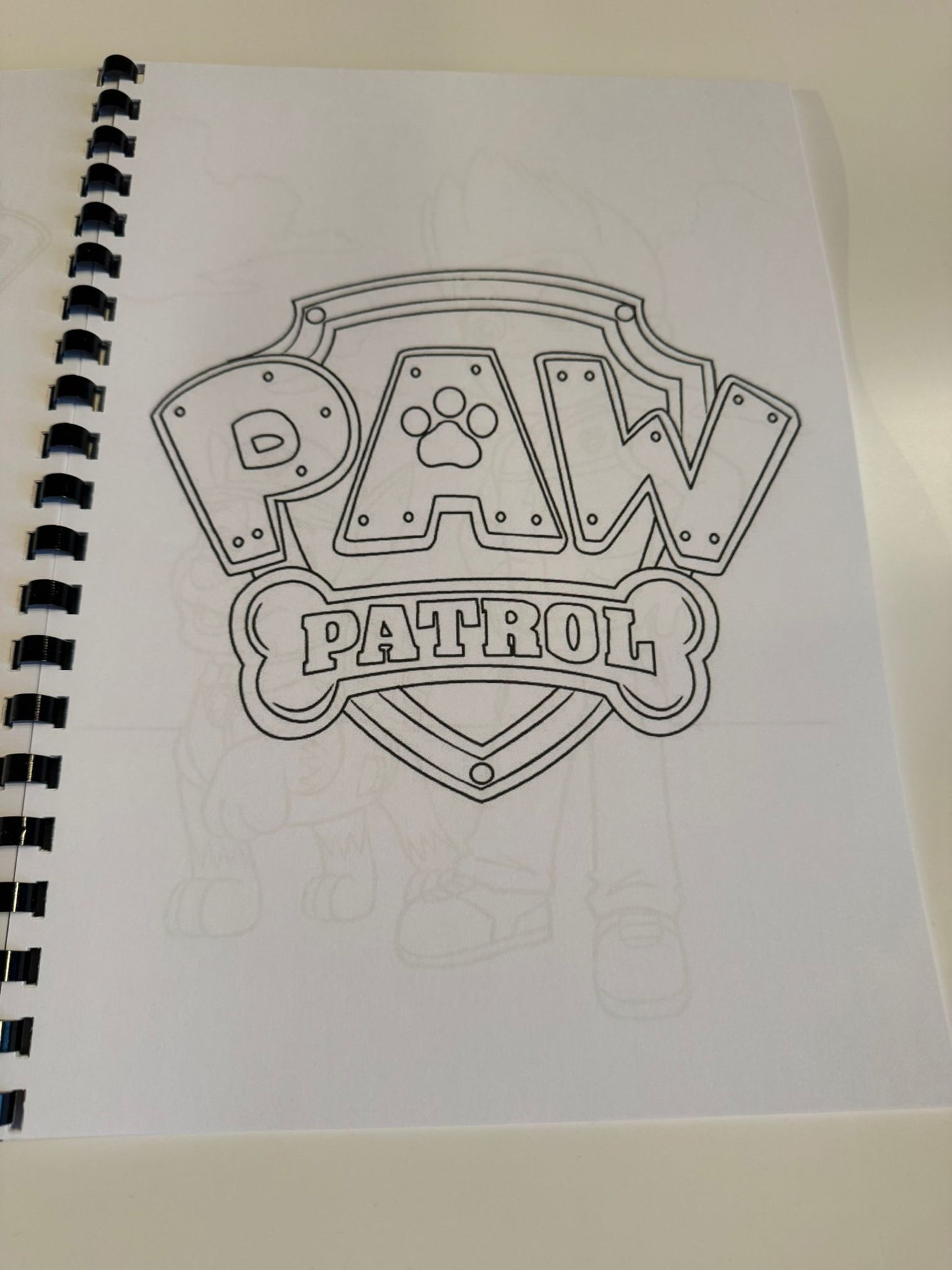 Paw Patrol Colouring Book