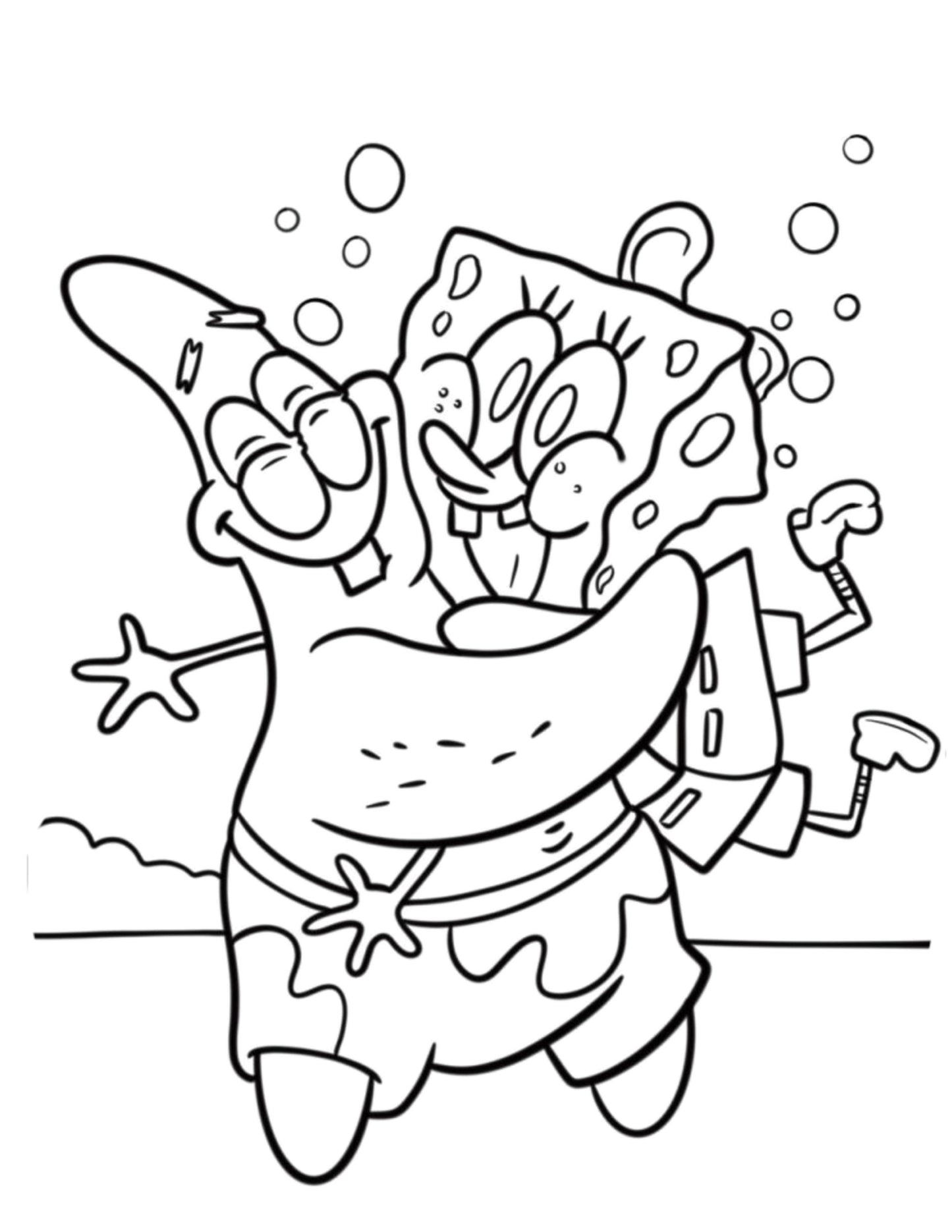 Sponge Bob Love Colouring Book