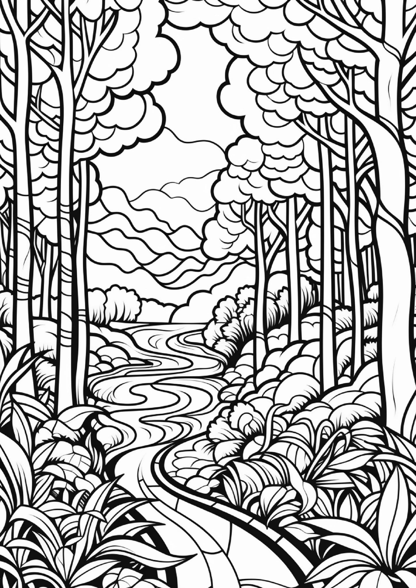 Stained Glass Window Colouring Book