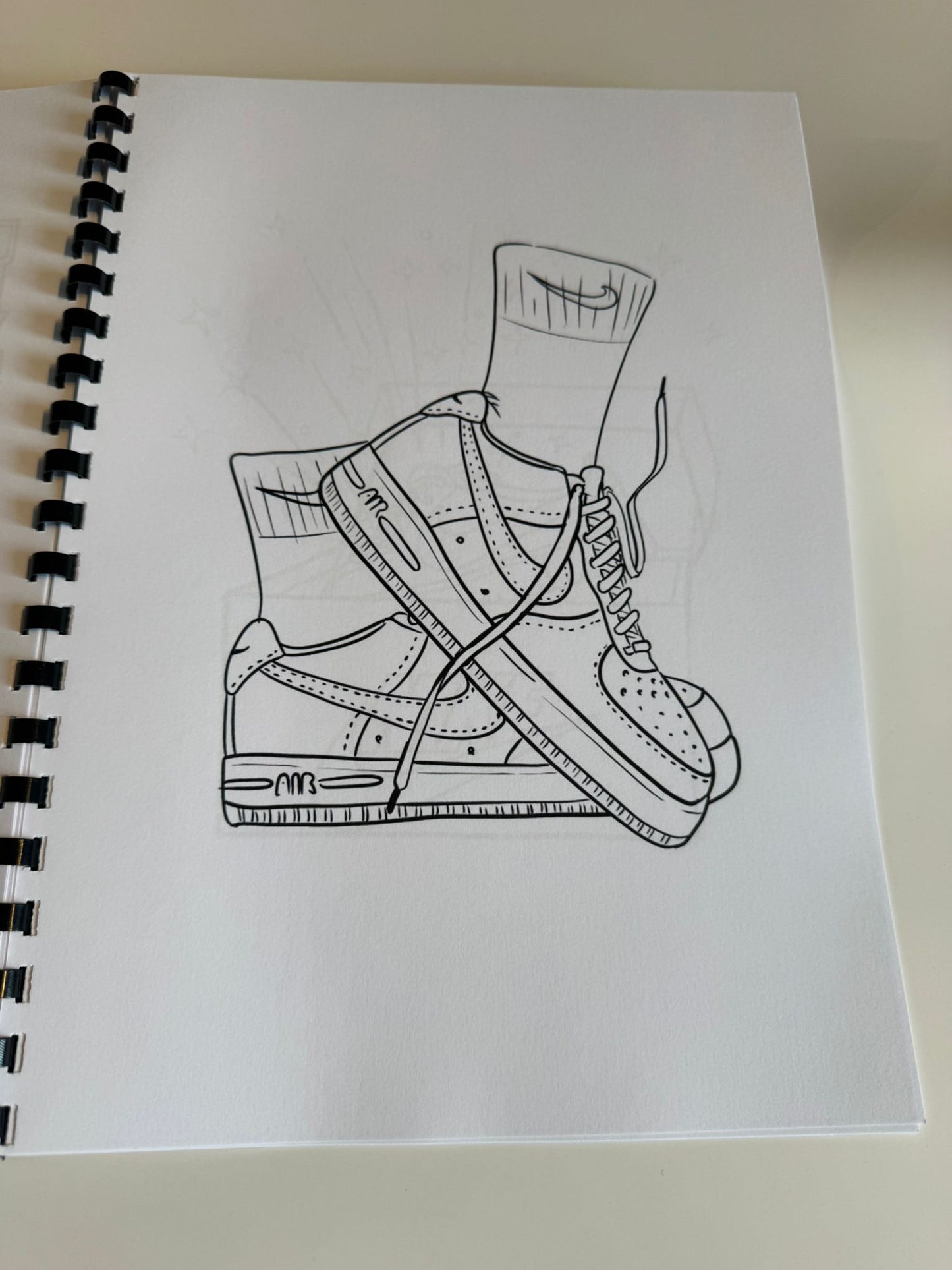 Trainers Colouring Book