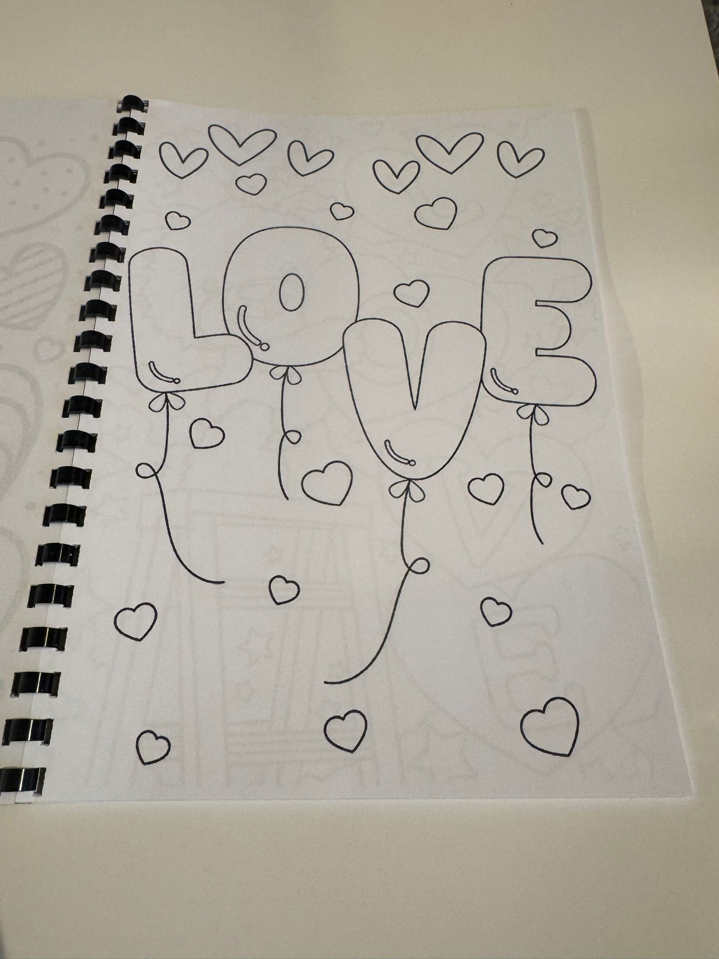 Valentines Colouring Book