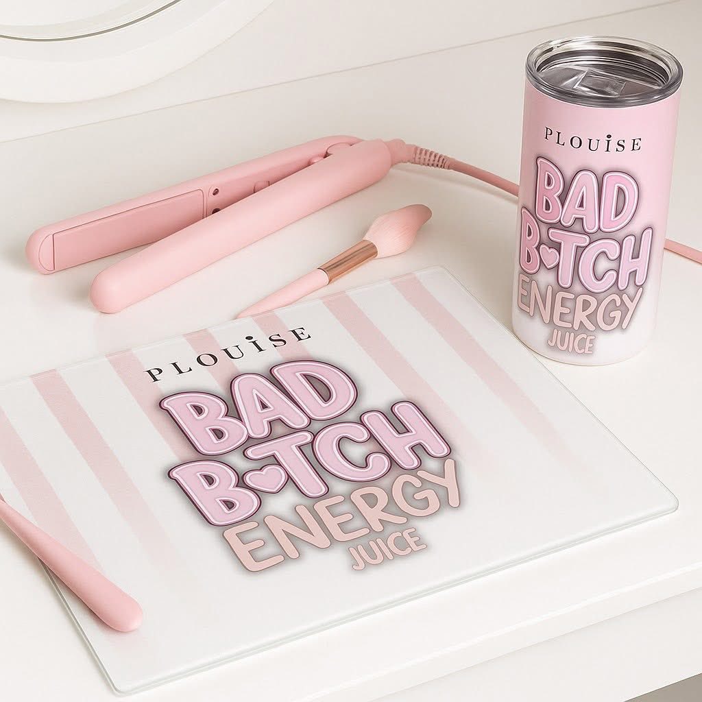 Straightener boards/glass chopping board or table place mat