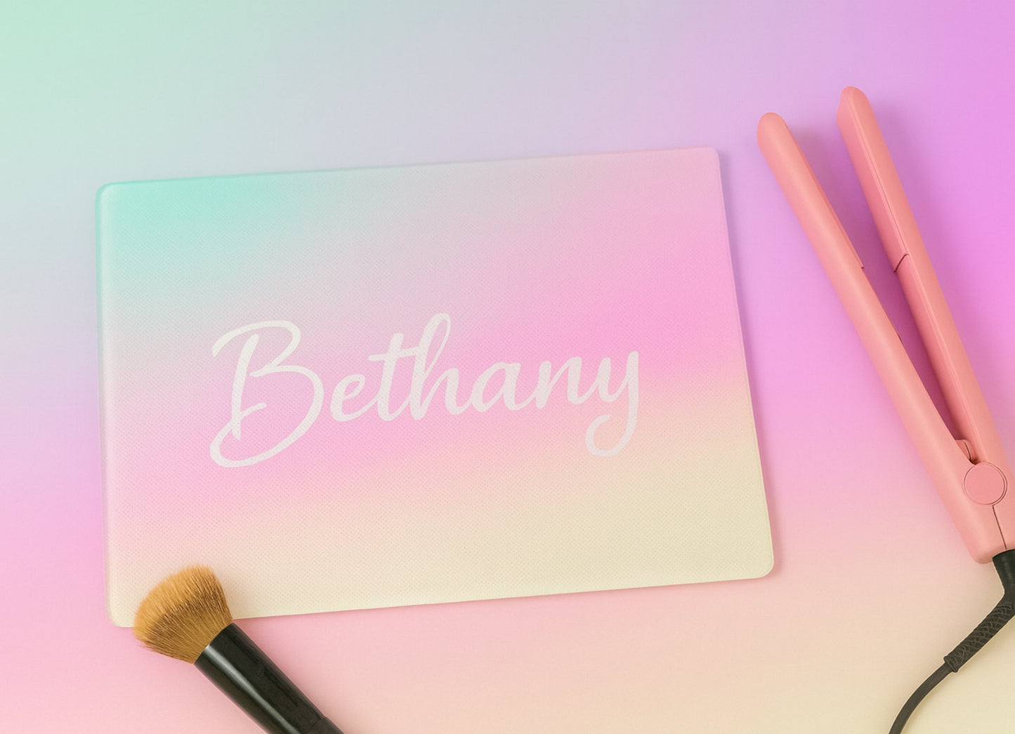 Straightener boards/glass chopping board or table place mat