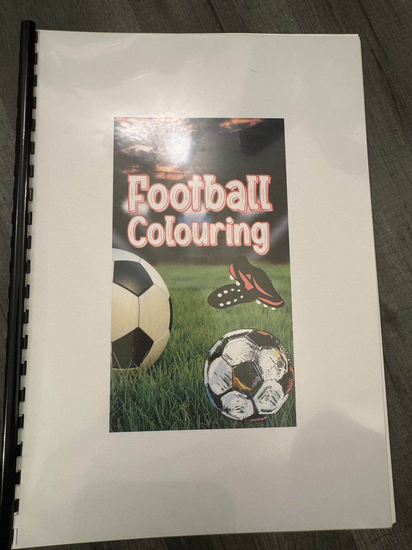 Football colouring book