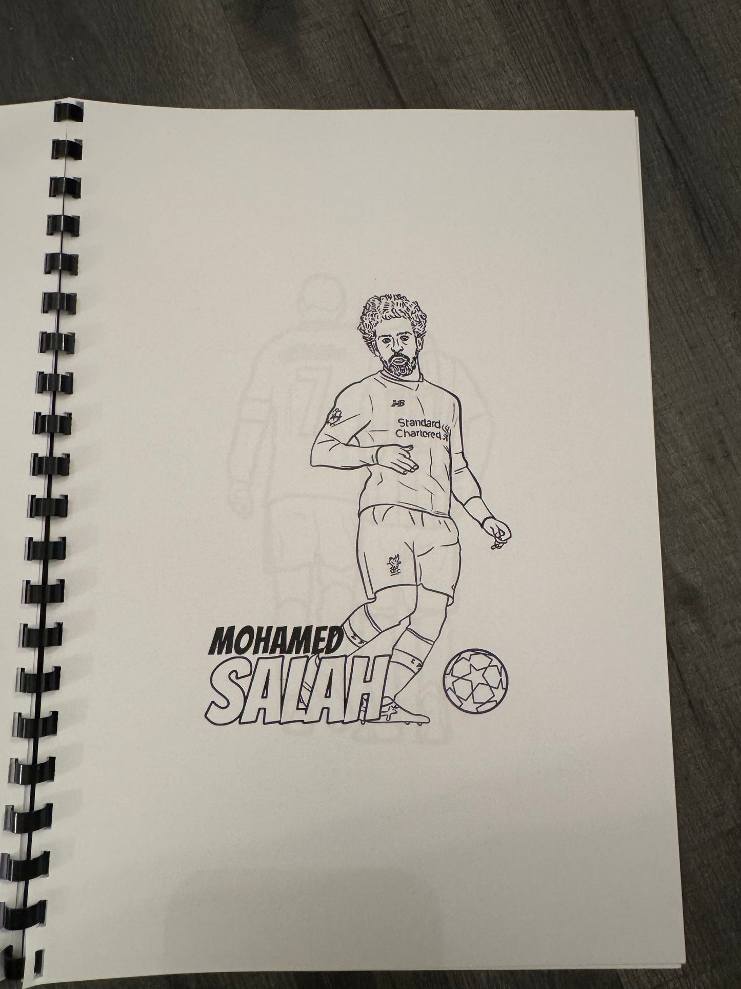Football colouring book