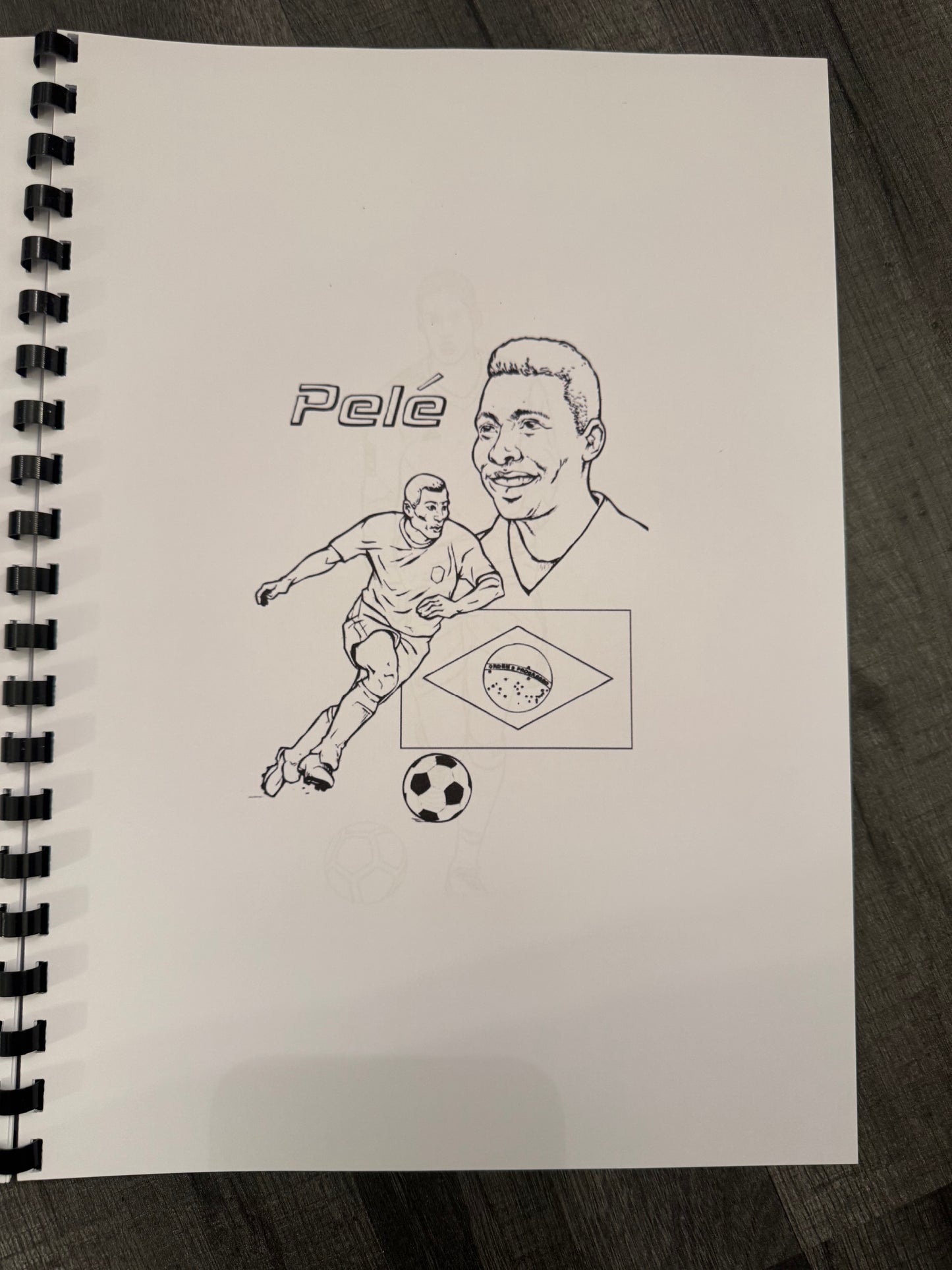 Football colouring book