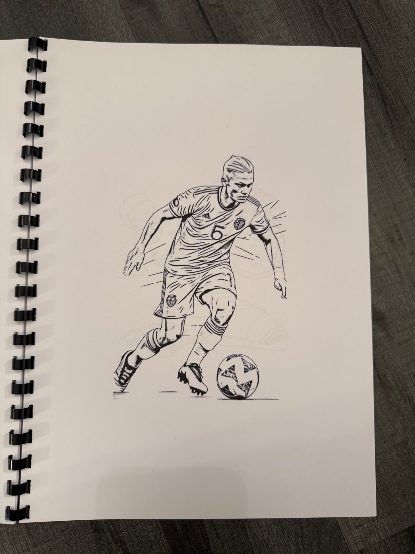 Football colouring book