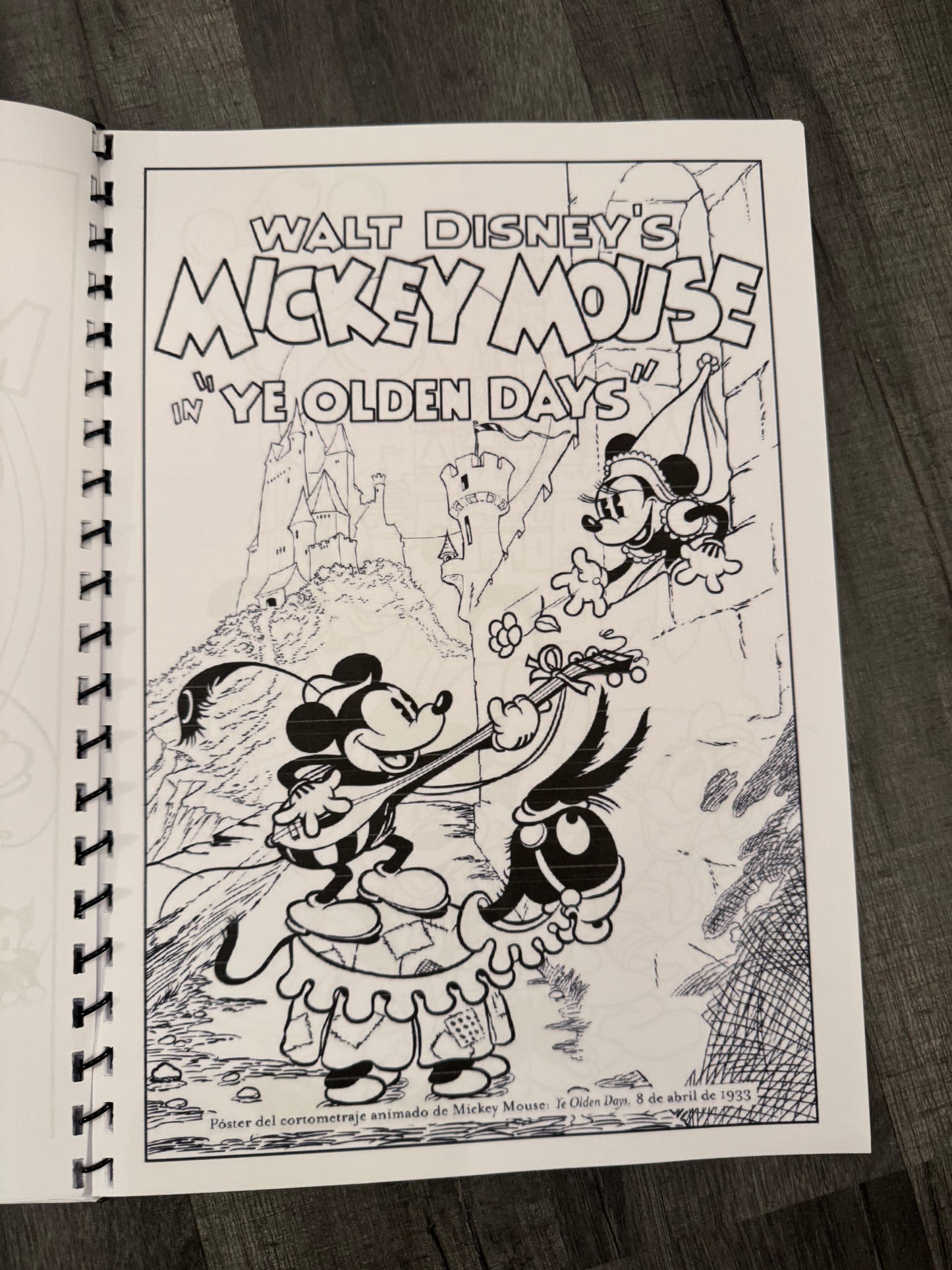 Mickey Mouse Activity book and colouring book 51 pages