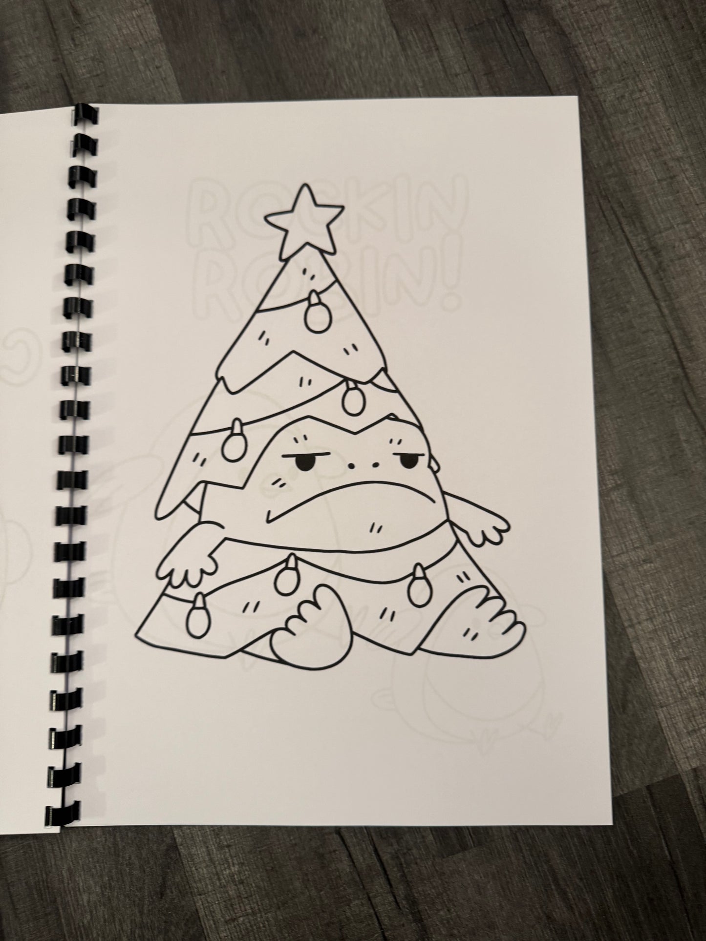 Jelly Cat Christmas themed colouring book