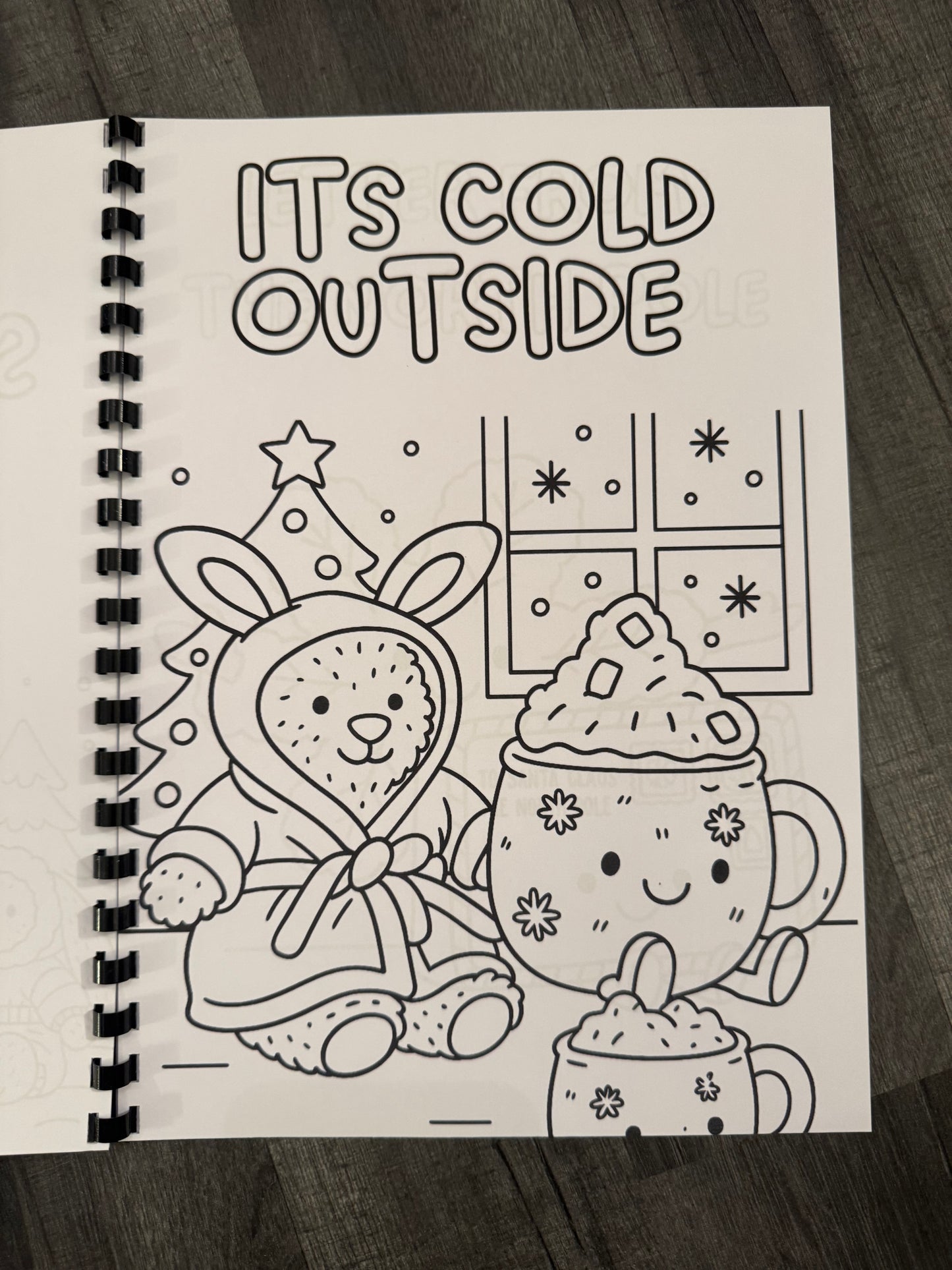 Jelly Cat Christmas themed colouring book