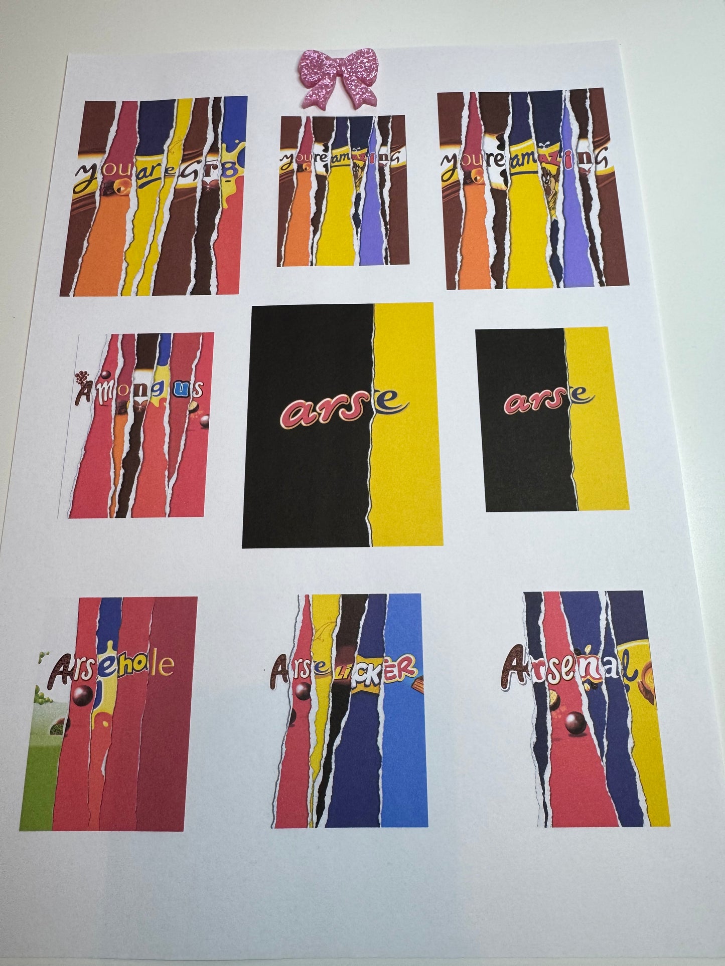 Galaxy Bar Wrappers only