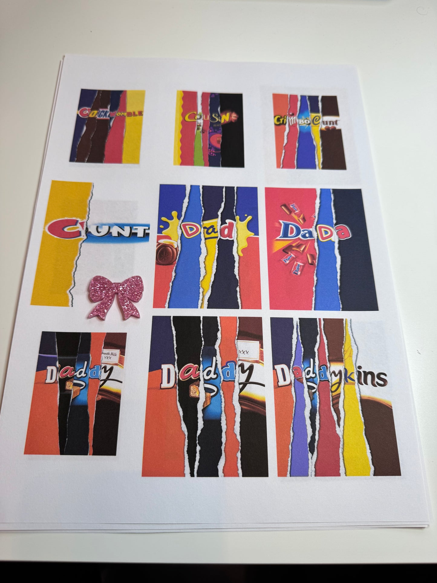 Galaxy Bar Wrappers only