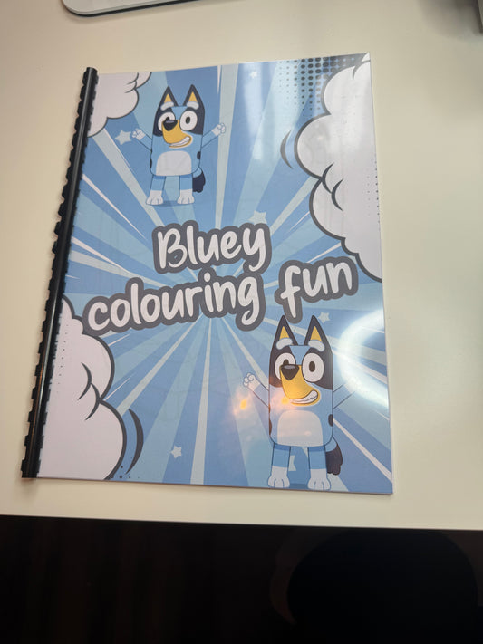 Bluey colouring book