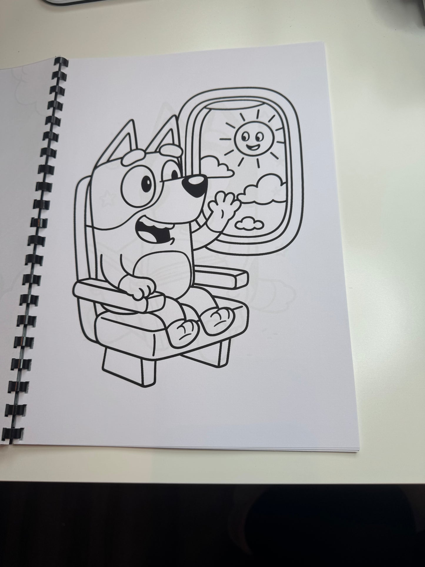 Bluey colouring book