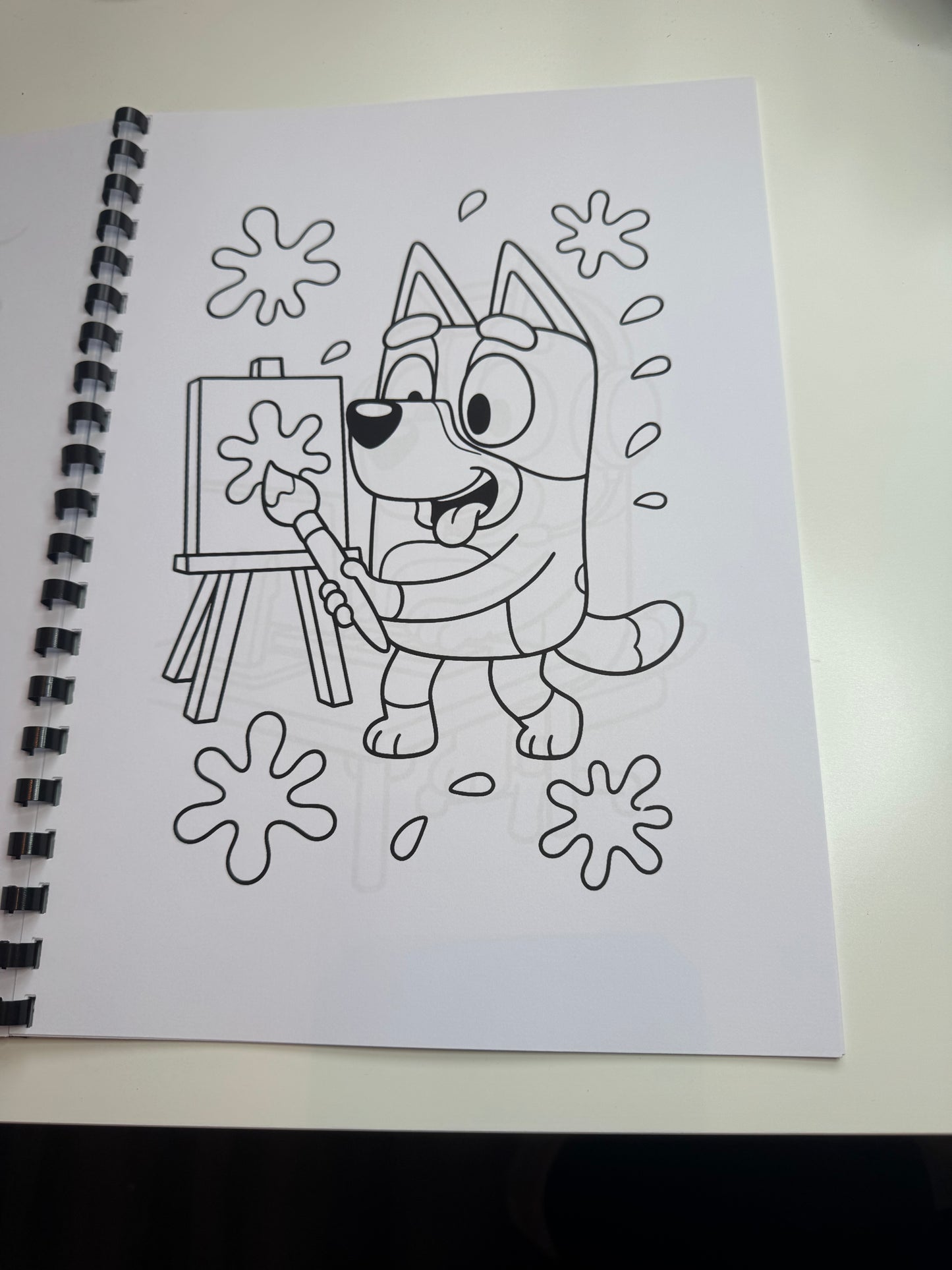 Bluey colouring book