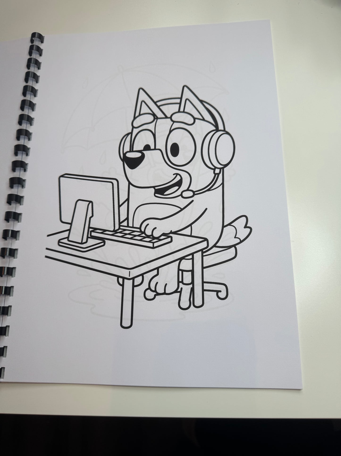 Bluey colouring book