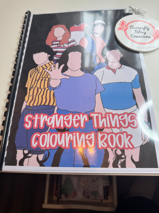 Stranger Things colouring book 21 pages