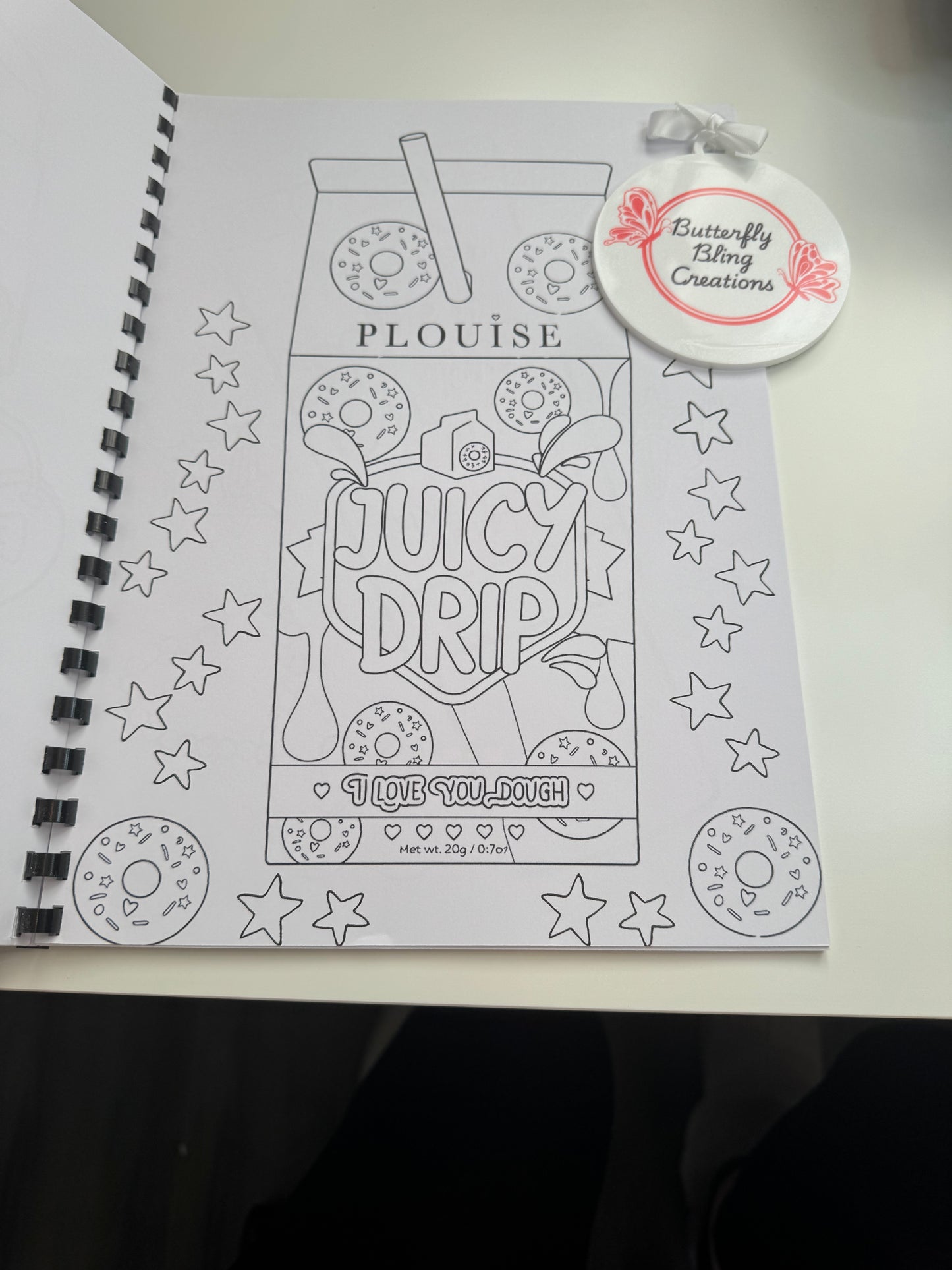 Stunning P Louise colouring book 20 pages
