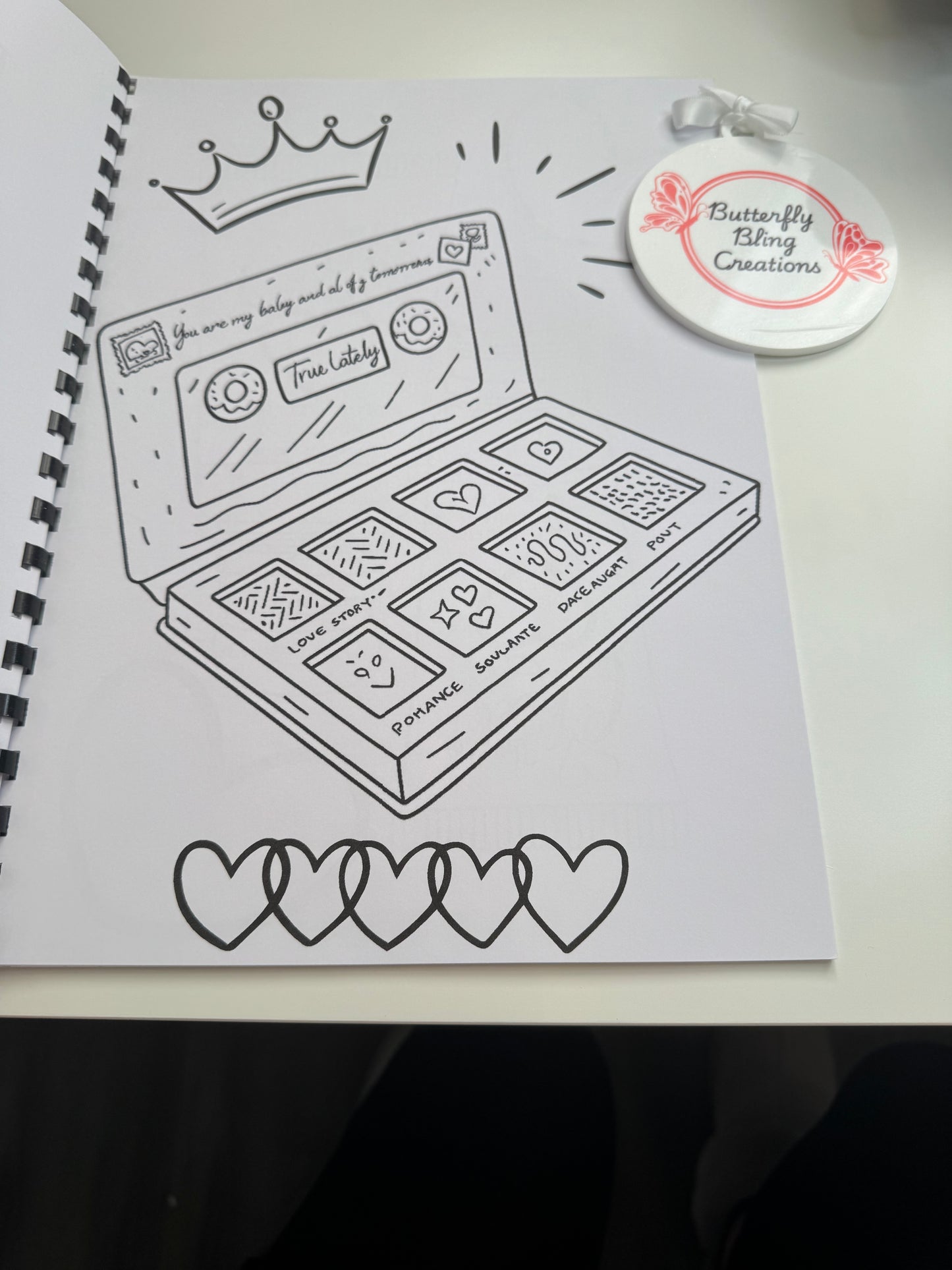 Stunning P Louise colouring book 20 pages