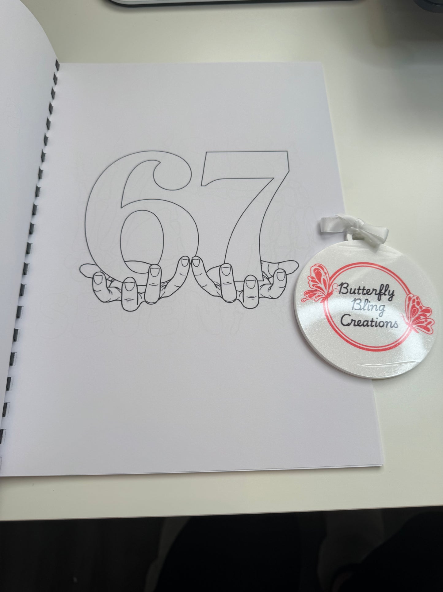 6/7 colouring book 15 pages