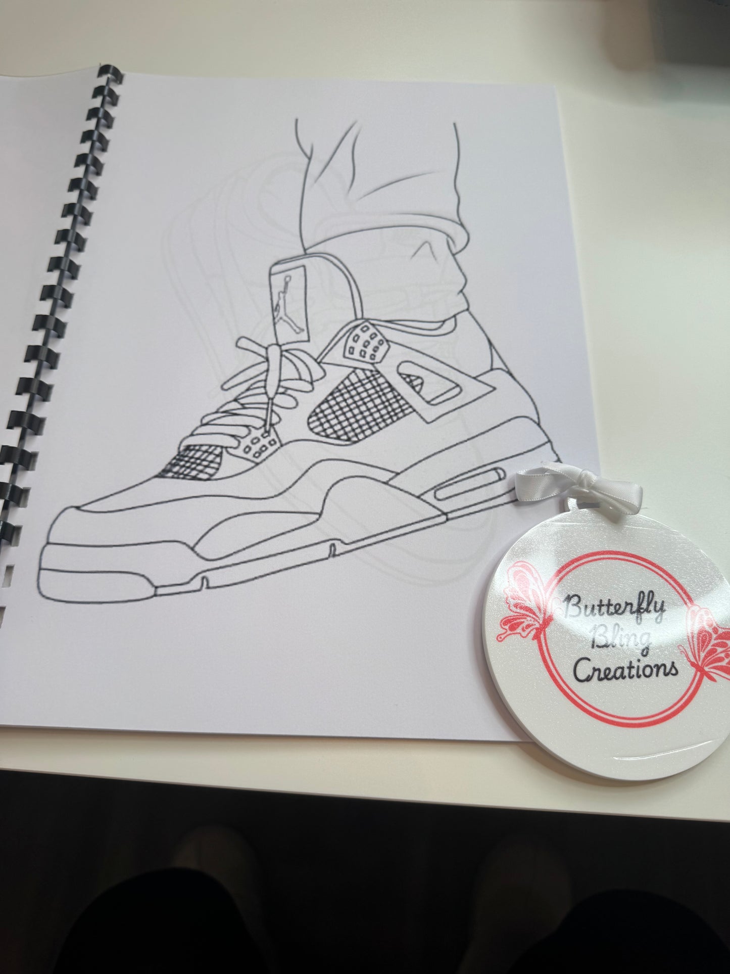 Trainers colouring book 22 pages