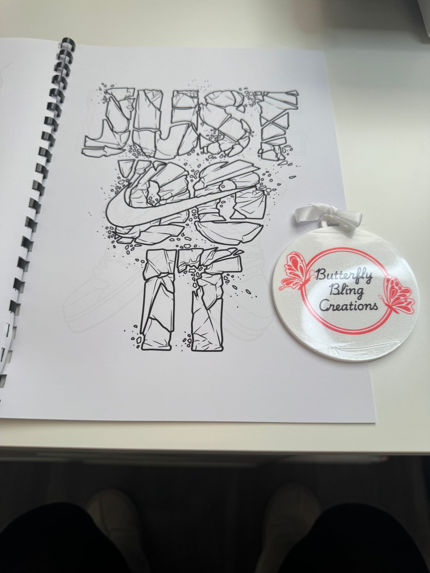 Trainers colouring book 22 pages