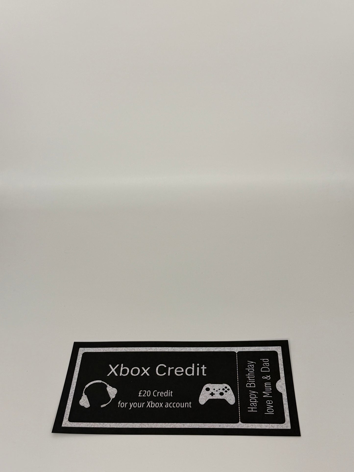 Gamer Personalised Foiled Tickets.