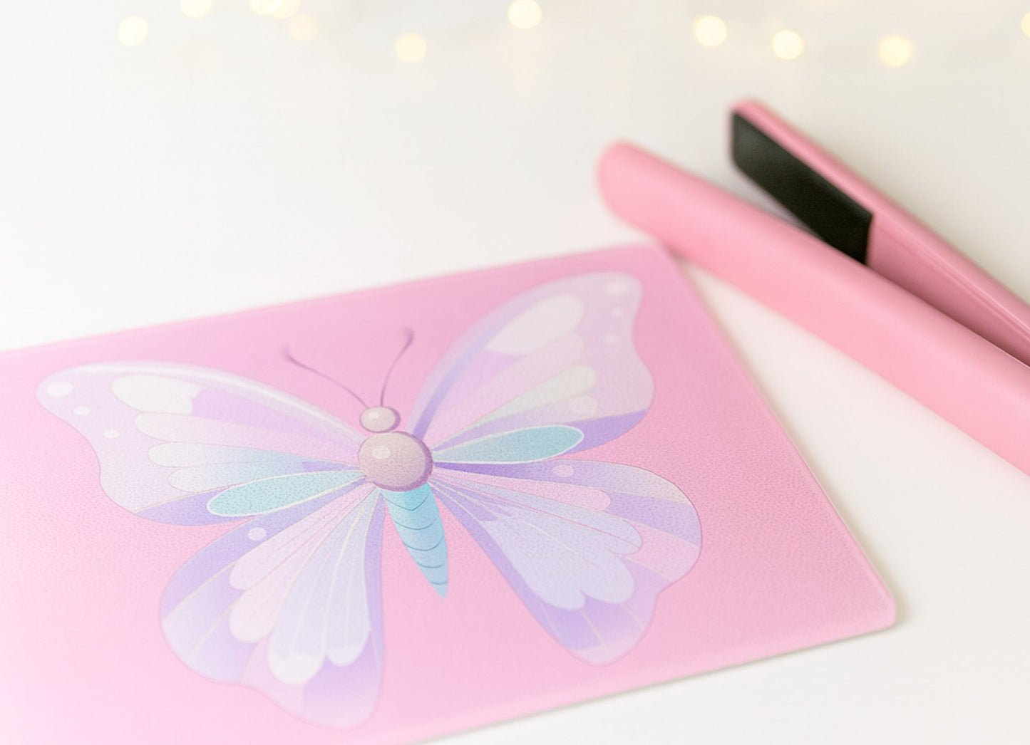 Straightener boards/glass chopping board or table place mat