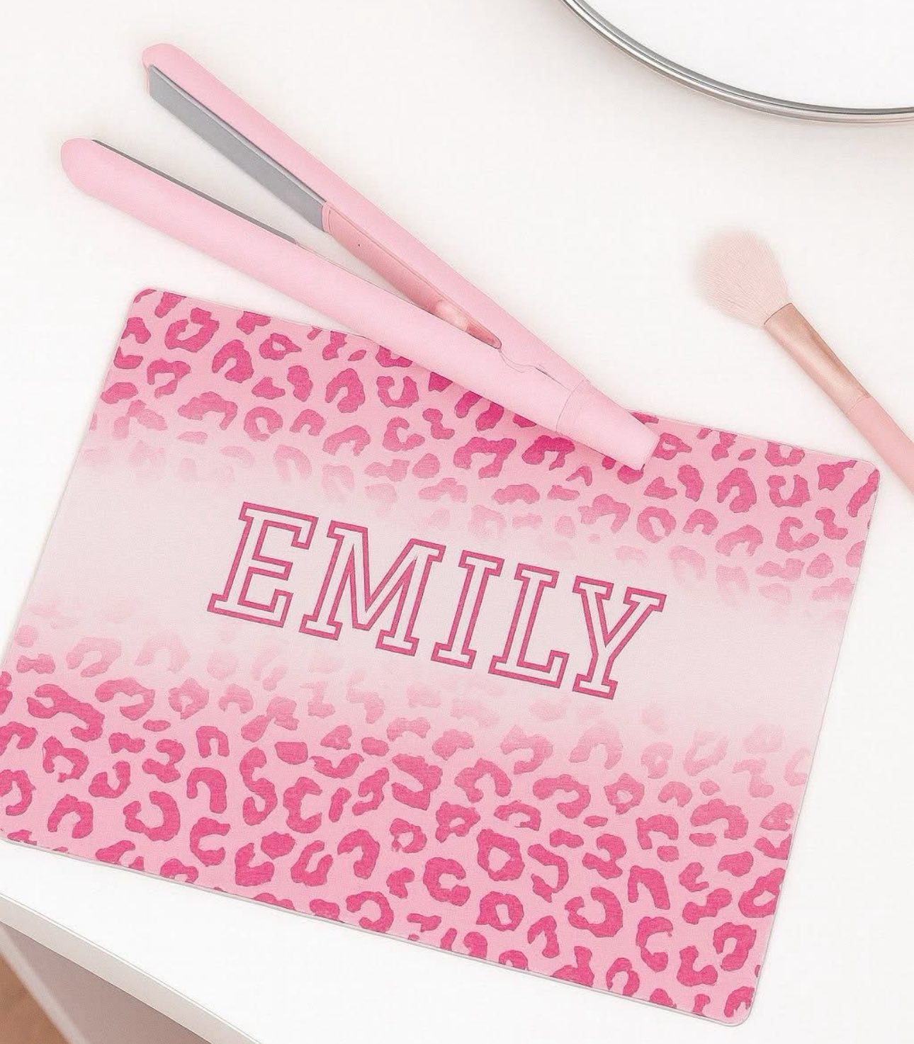 Straightener boards/glass chopping board or table place mat