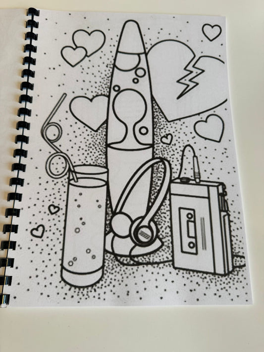 90's Colouring Book
