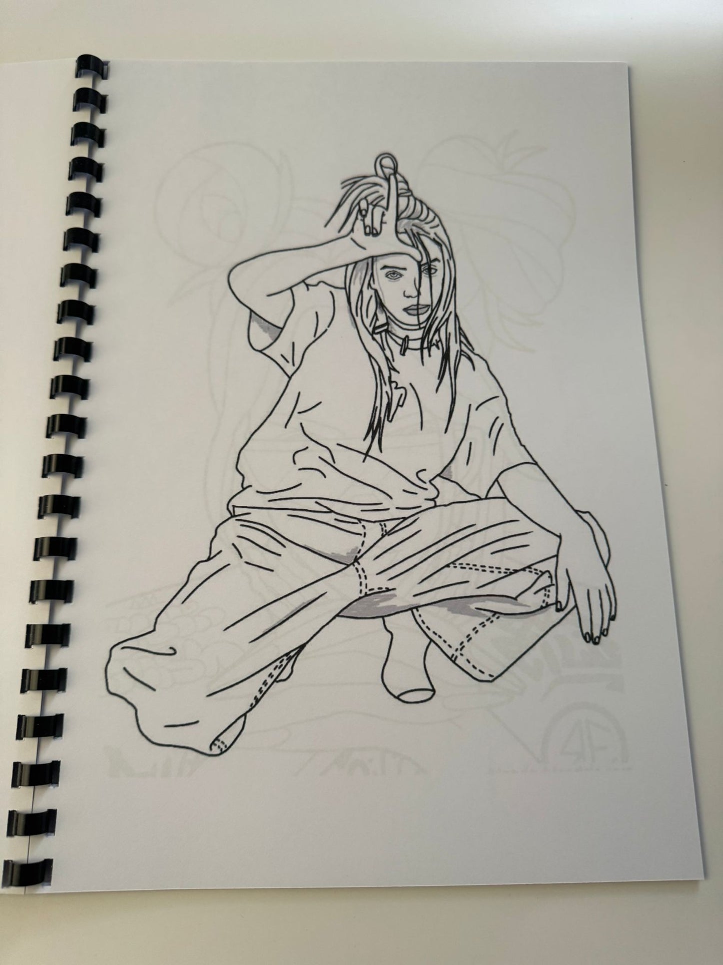 Billie E Colouring Book