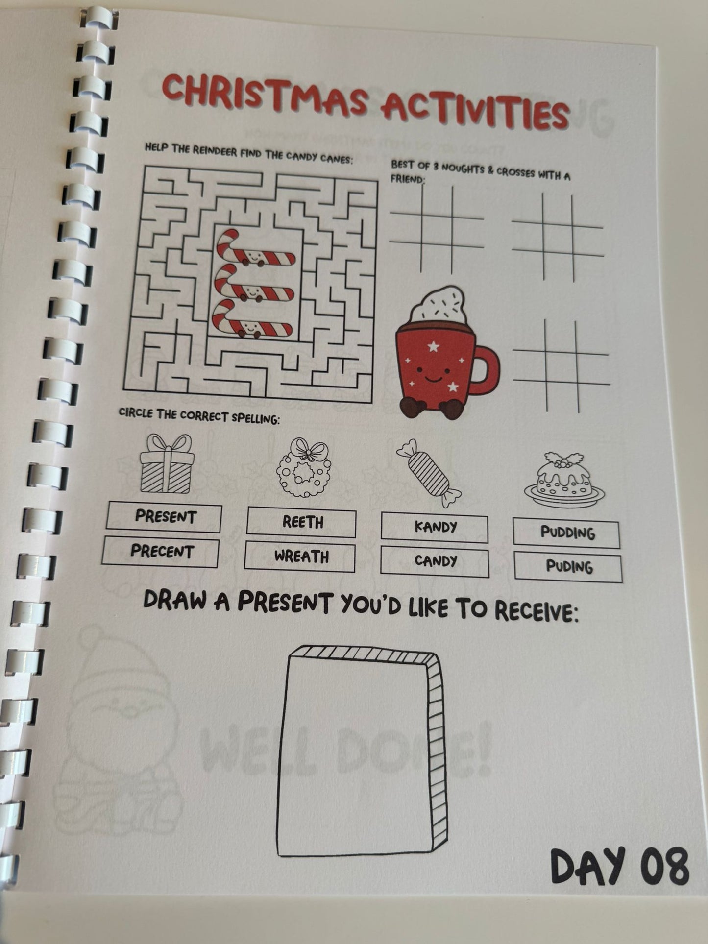 Christmas Activity Colouring Book