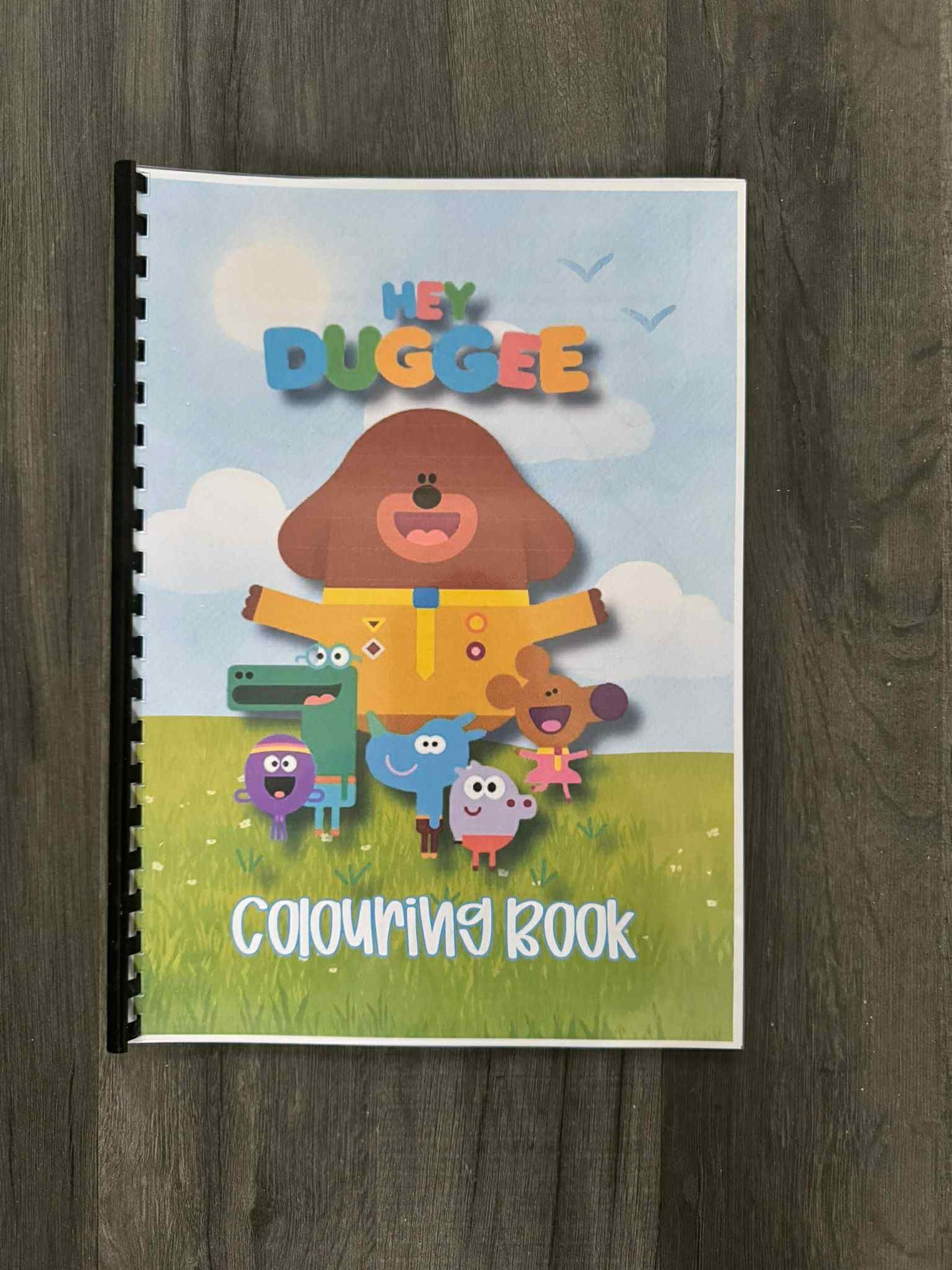 Hey Duggee Colouring Book A4 | Kids Activity Book | Plastic Comb Bound | Fun Preschool Colouring Pages