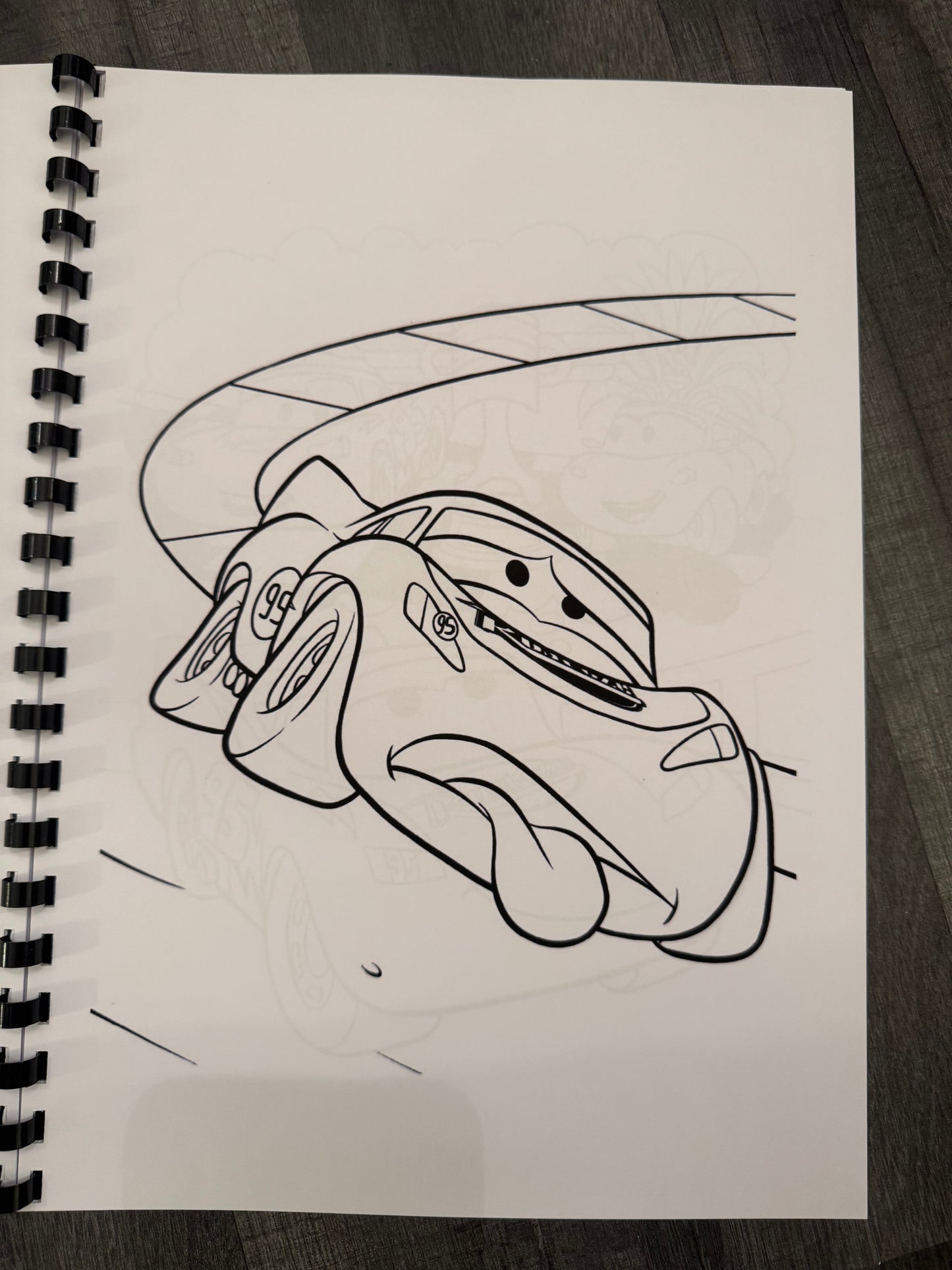 Lightening McQueen Colouring Book