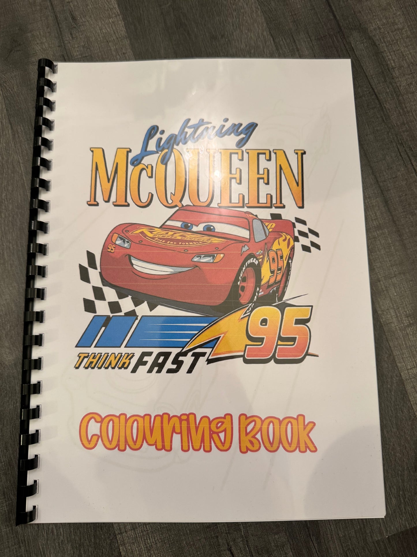 Lightening McQueen Colouring Book