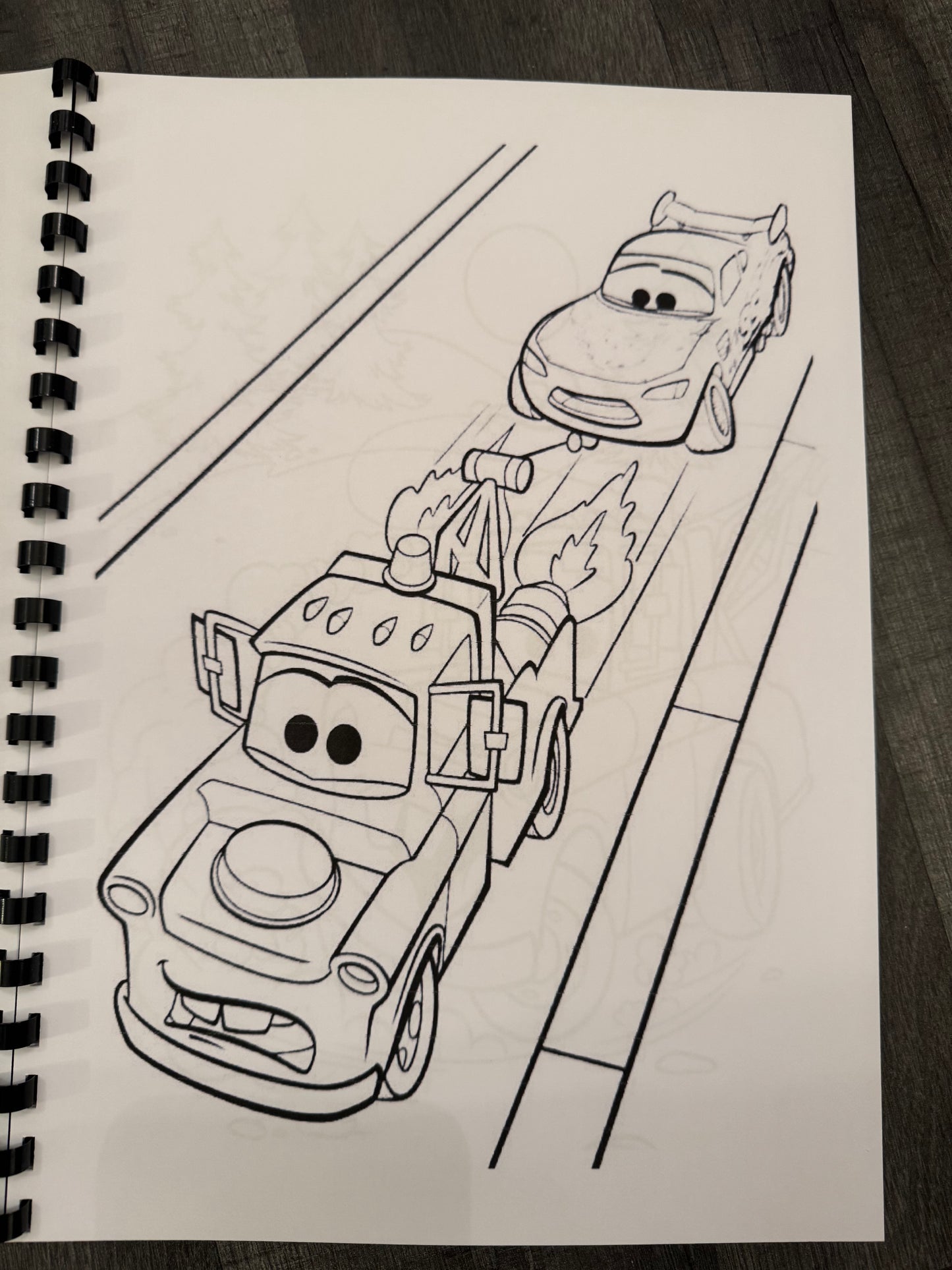Lightening McQueen Colouring Book